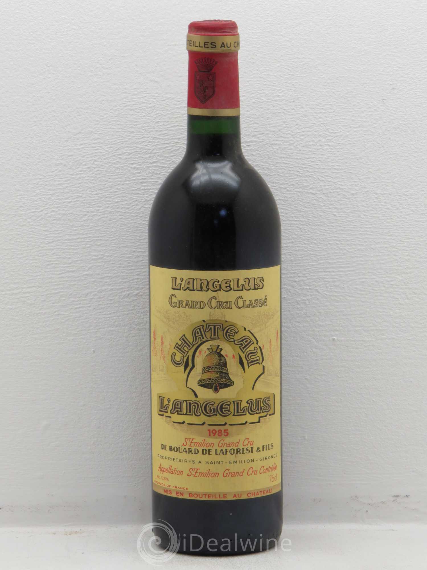 Château Angélus 1er Grand Cru Classé A 1985 - Lot de 1 bouteille - 0