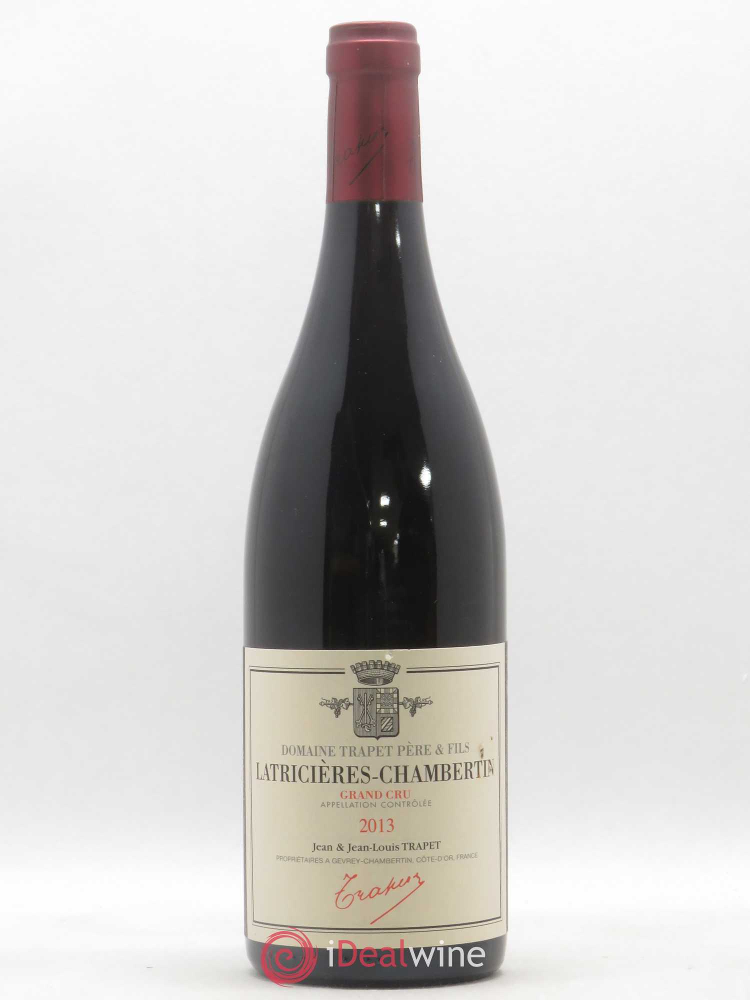 Latricières-Chambertin Grand Cru Domaine Trapet 2013 - Lot de 1 bouteille - 0