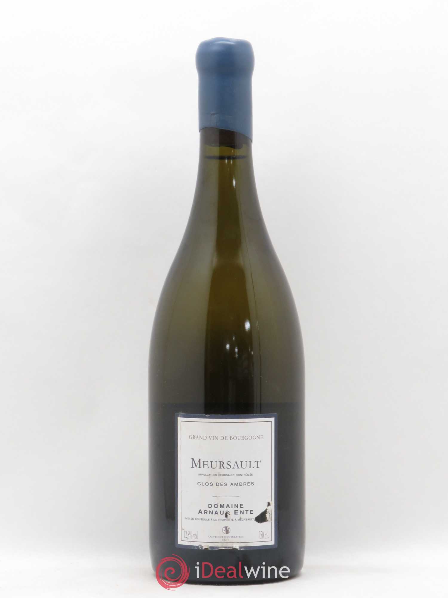 Meursault Clos des Ambres Arnaud Ente 2010 - Lot de 1 bouteille - 1