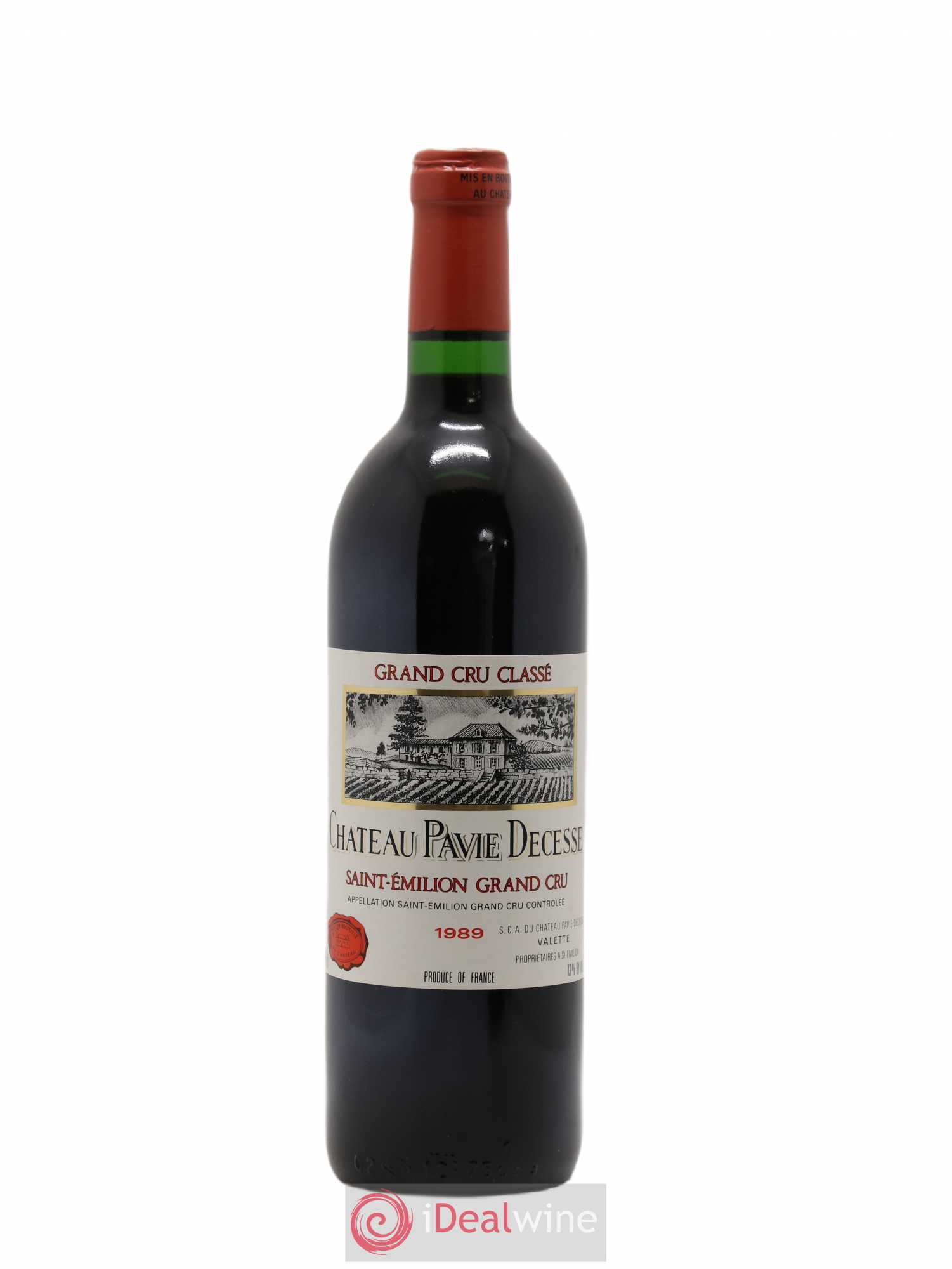Château Pavie Decesse Grand Cru Classé 1989 - Lot de 1 bouteille - 0