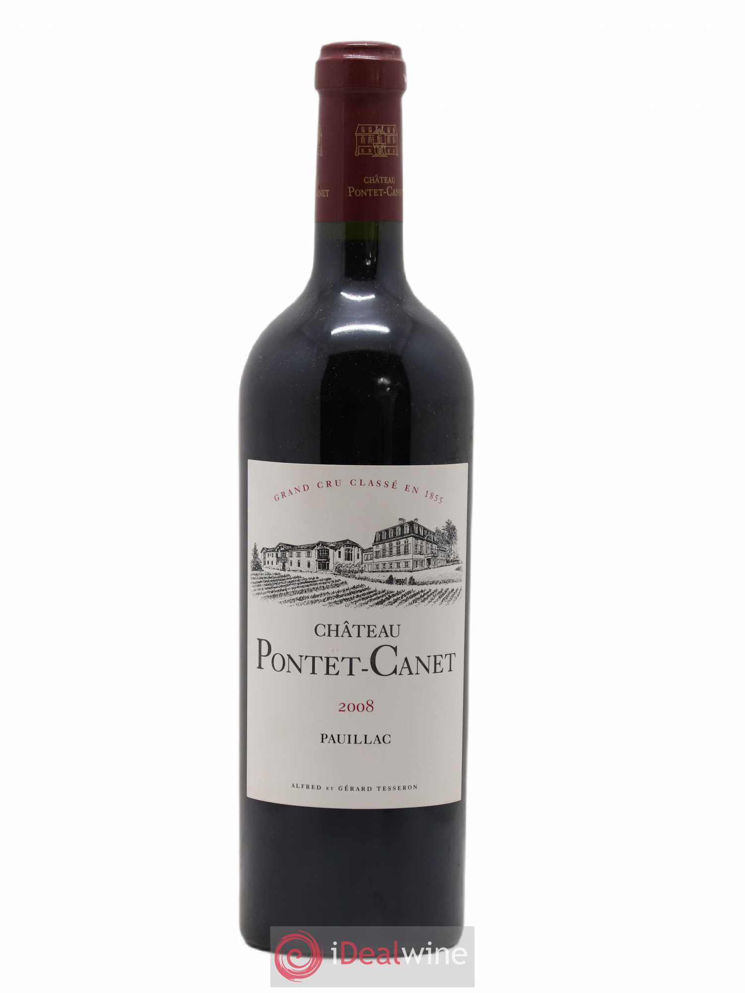 Château Pontet Canet 5ème Grand Cru Classé 2008 - Lot de 1 bouteille - 0