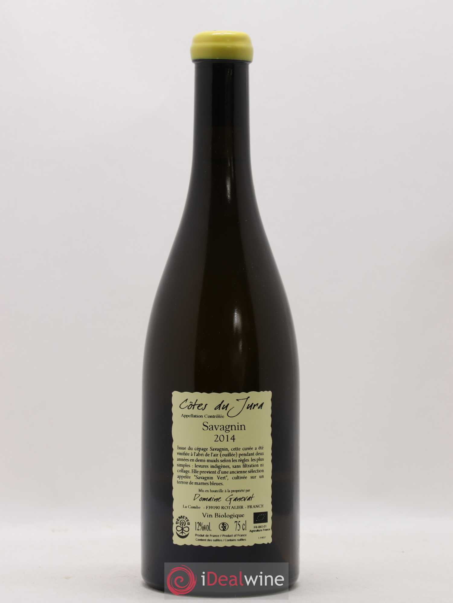 Côtes du Jura Les Chalasses Marnes Bleues Jean-François Ganevat (Domaine) 2014 - Lot de 1 bouteille - 1