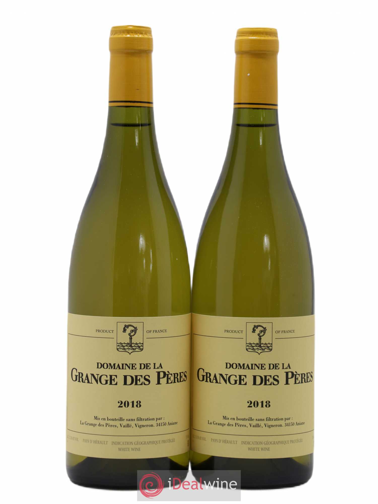 Pays d'Hérault Grange des Pères Laurent Vaillé 2018 - Lot de 2 bouteilles - 0