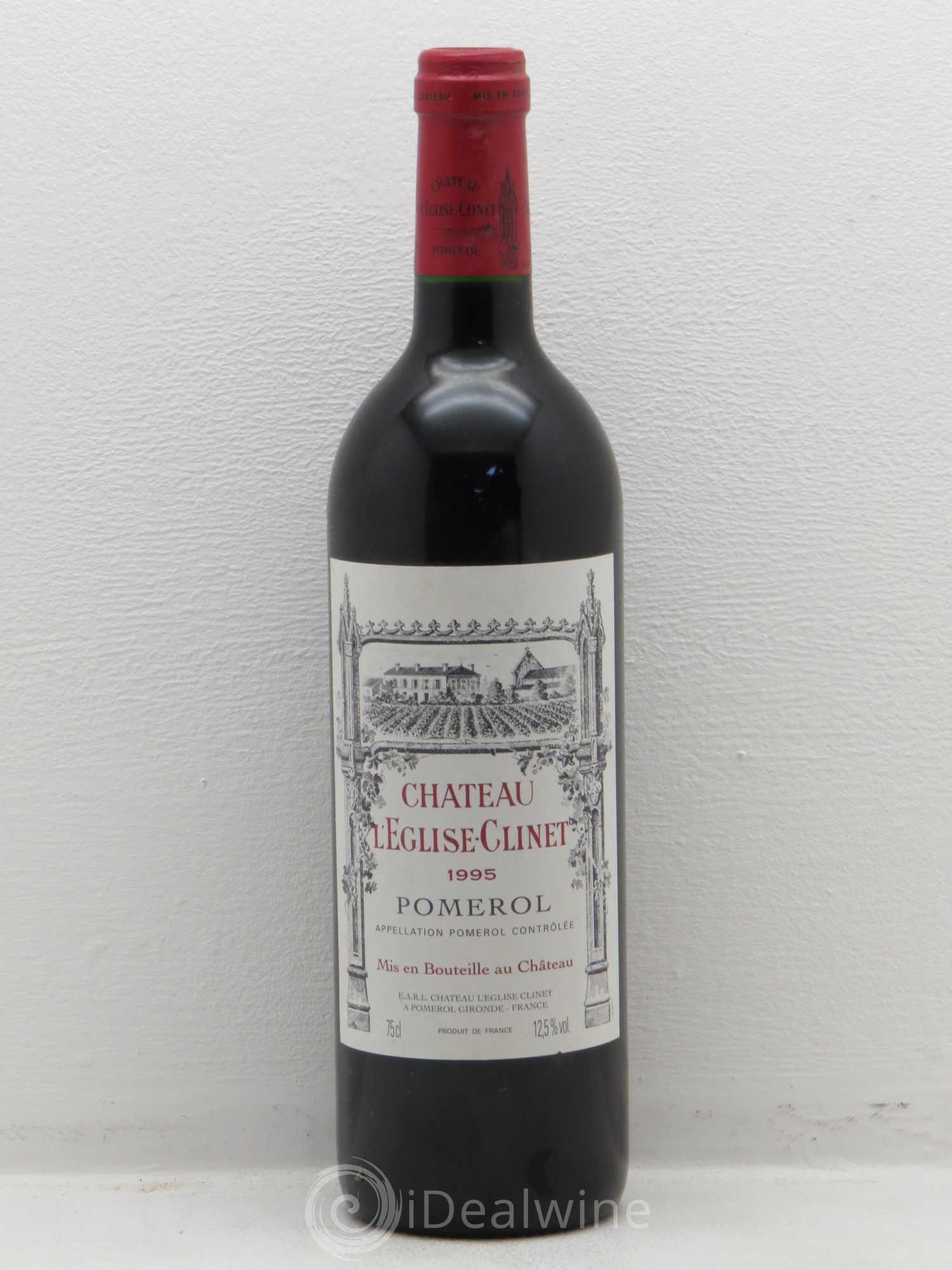 Château l' Église Clinet 1995 - Lot de 1 bouteille - 0