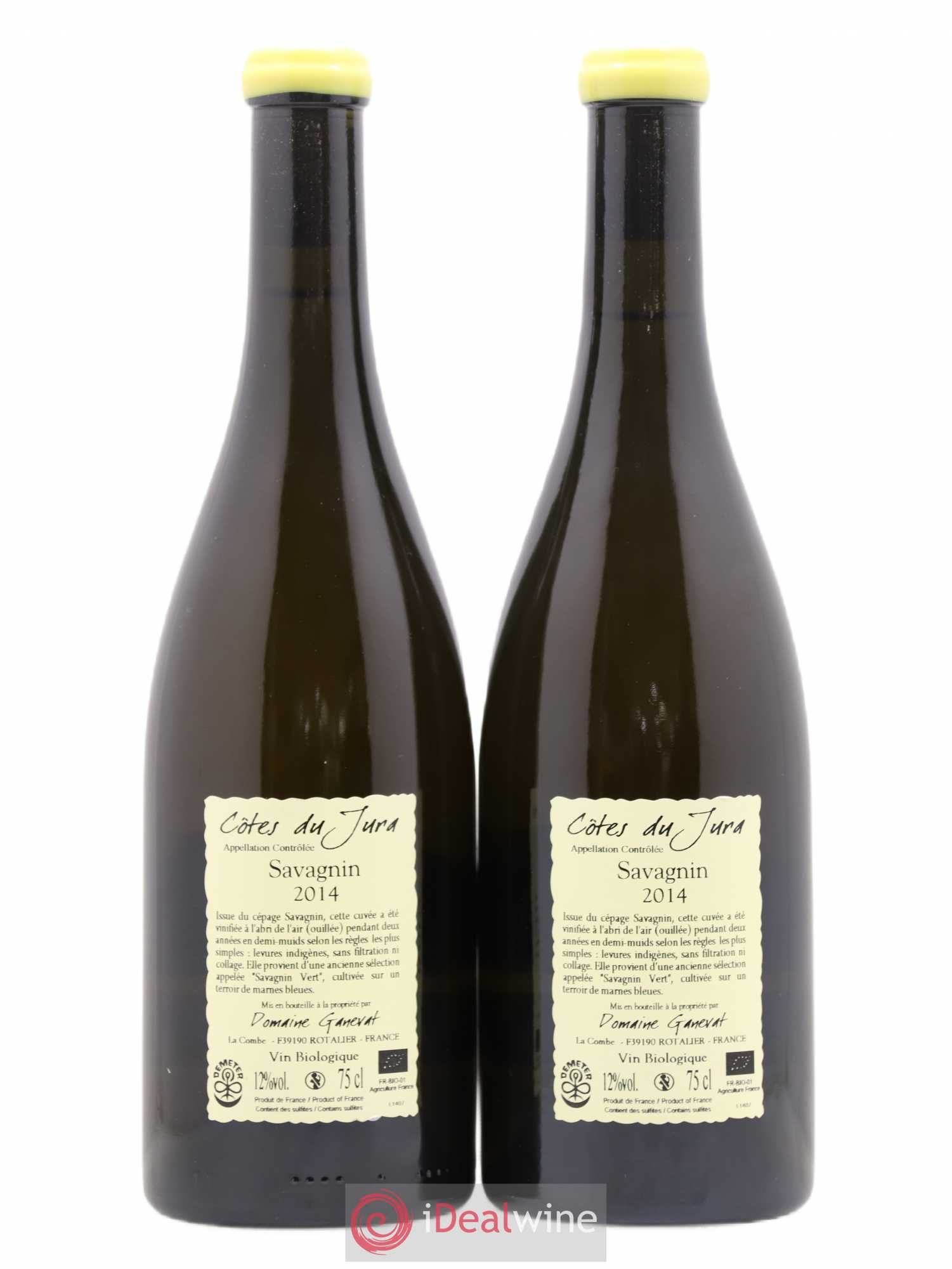 Côtes du Jura Les Chalasses Marnes Bleues Jean-François Ganevat (Domaine) 2014 - Lot de 2 bouteilles - 1