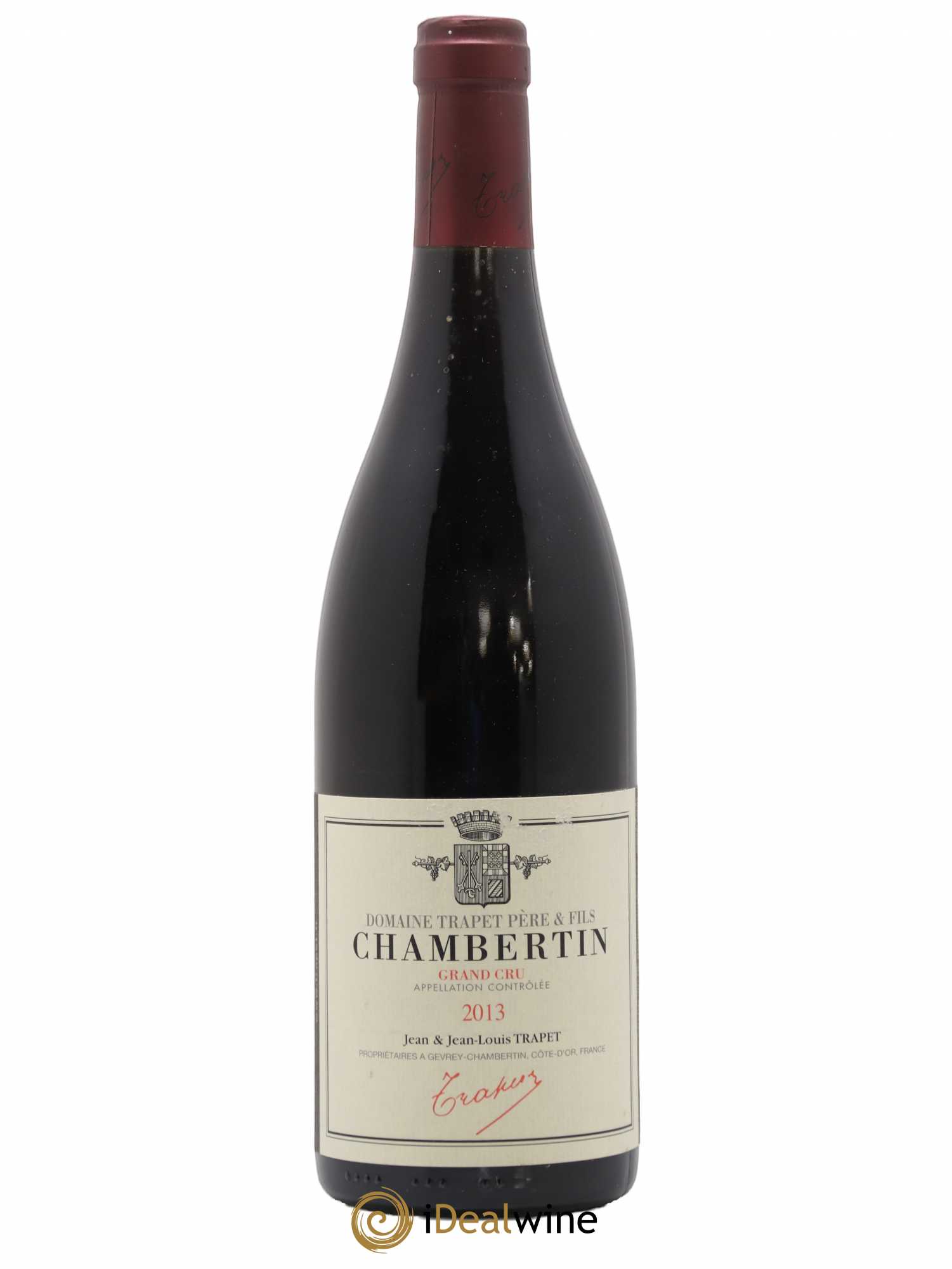 Chambertin Grand Cru Domaine Trapet 2013 - Lot de 1 bouteille - 0