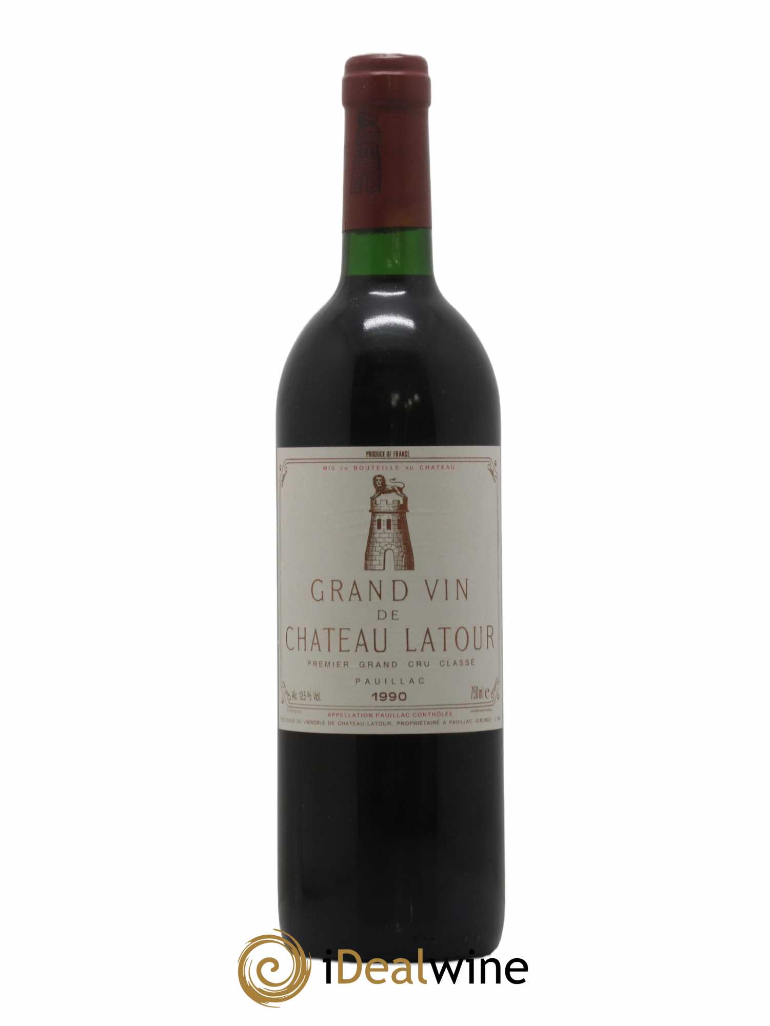 Château Latour 1er Grand Cru Classé 1990 - Lot de 1 bouteille - 0