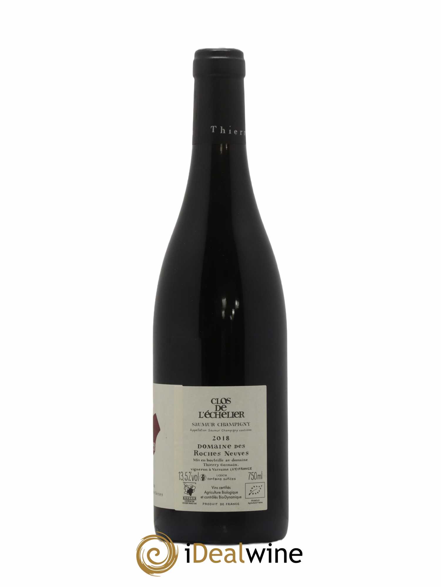 Saumur-Champigny Clos de l'Echelier Domaine des Roches Neuves - Thierry Germain 2018 - Lot de 1 bouteille - 1