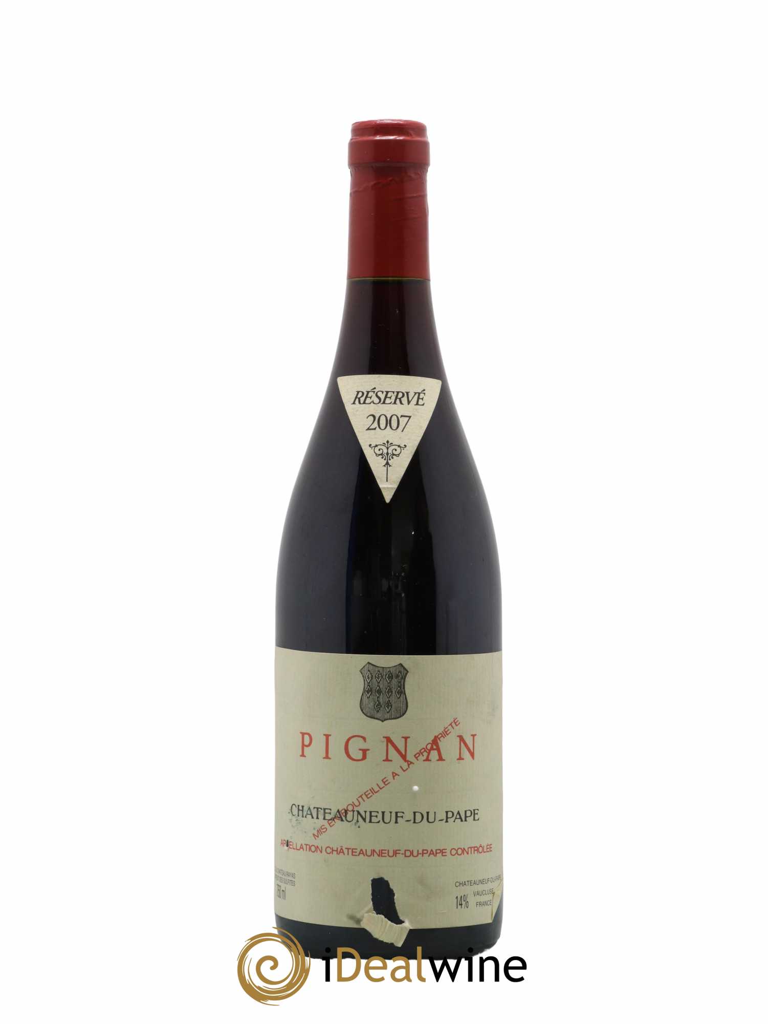 Châteauneuf-du-Pape Pignan Emmanuel Reynaud 2007 - Lot de 1 bouteille - 0