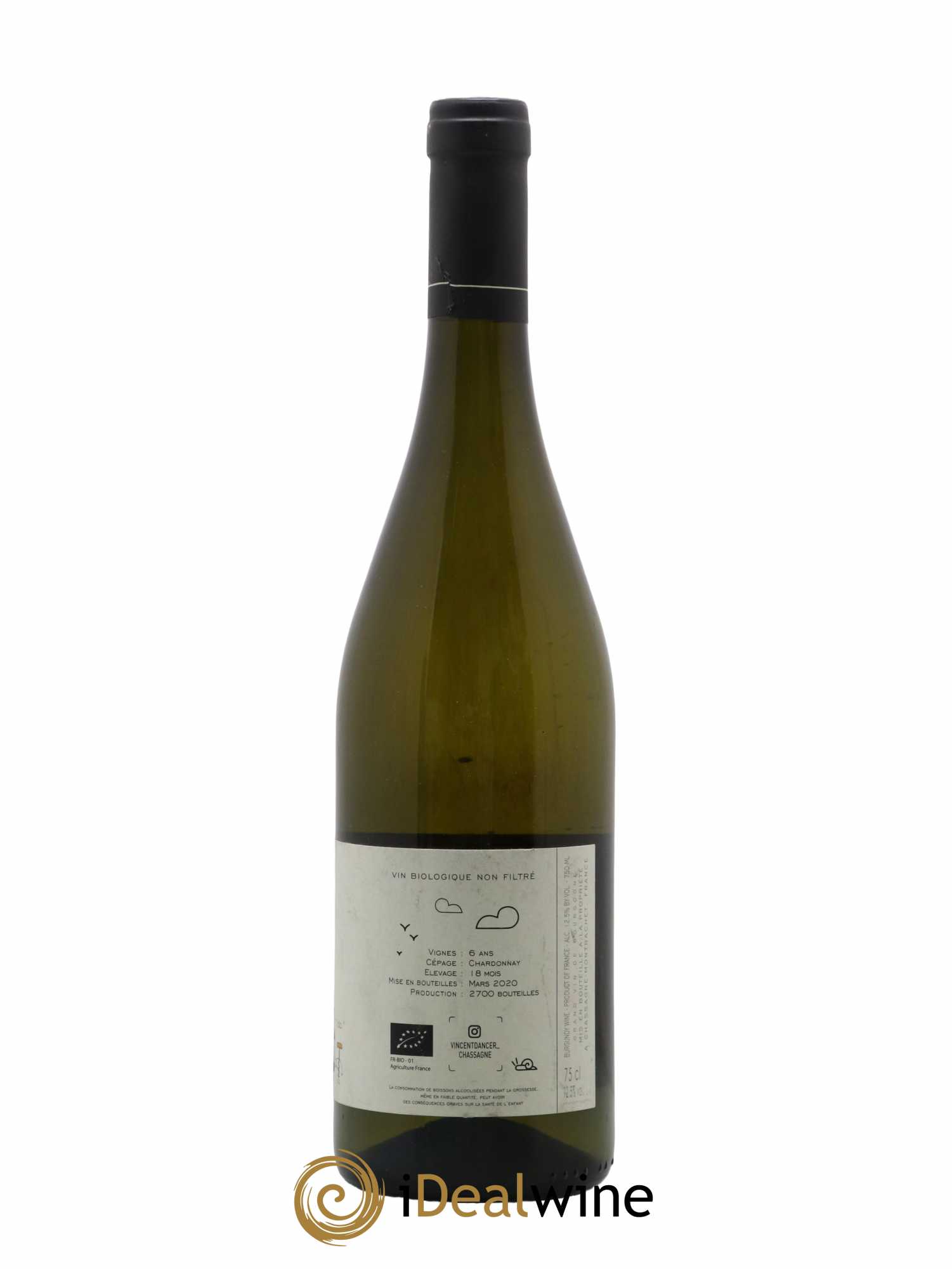 Chassagne-Montrachet 1er Cru Morgeot Vincent Dancer 2018 - Lot de 1 bouteille - 1