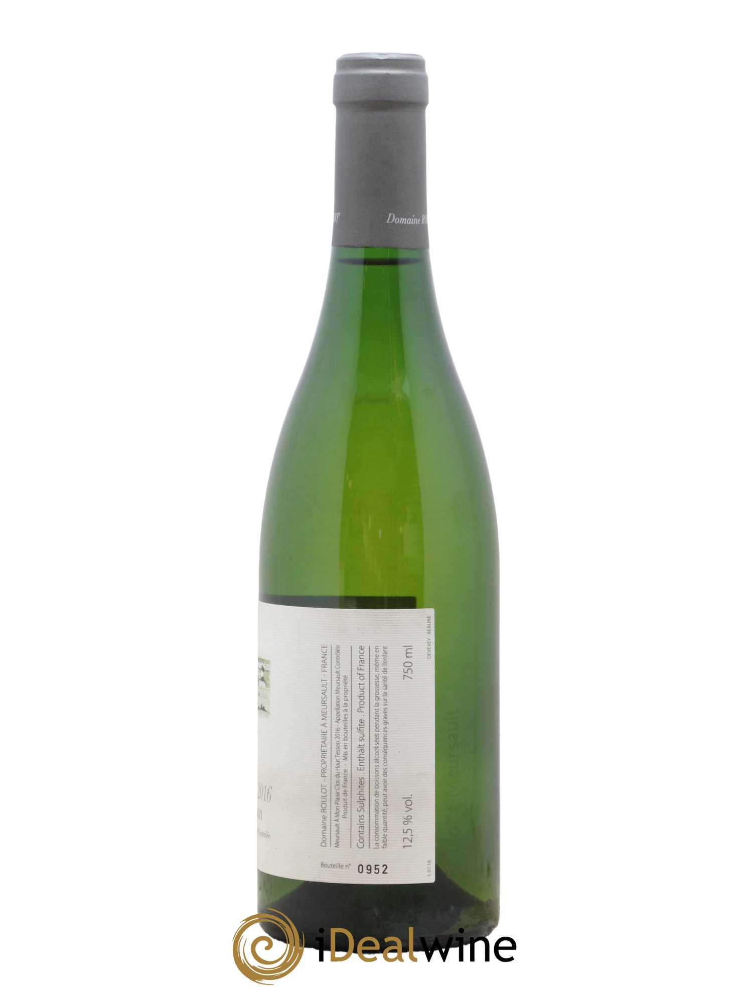 Meursault A mon plaisir Clos du Haut Tesson Roulot (Domaine) 2016 - Lot de 1 bouteille - 1