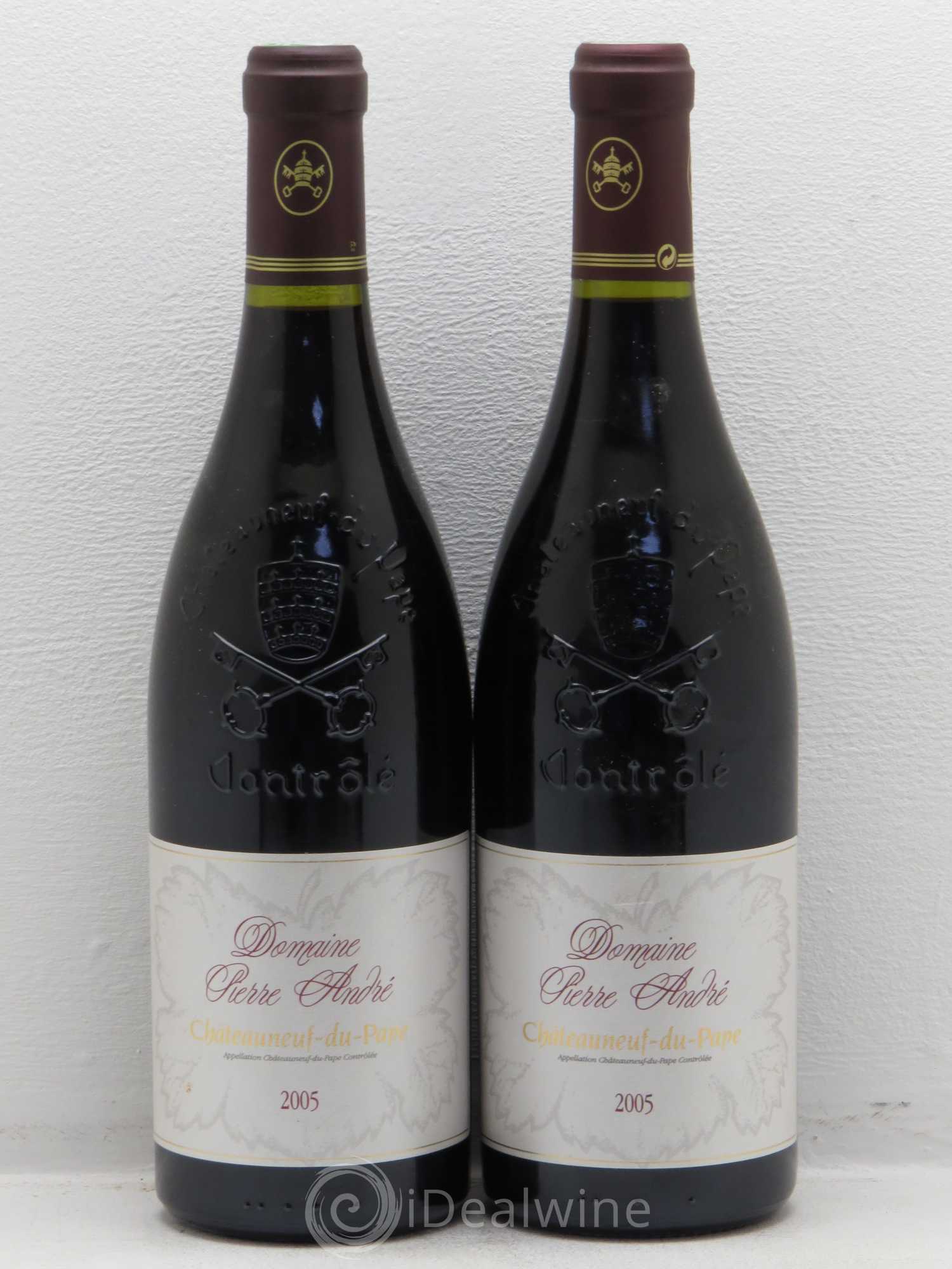 Châteauneuf-du-Pape Pierre André 2005 - Lot de 2 bouteilles - 0