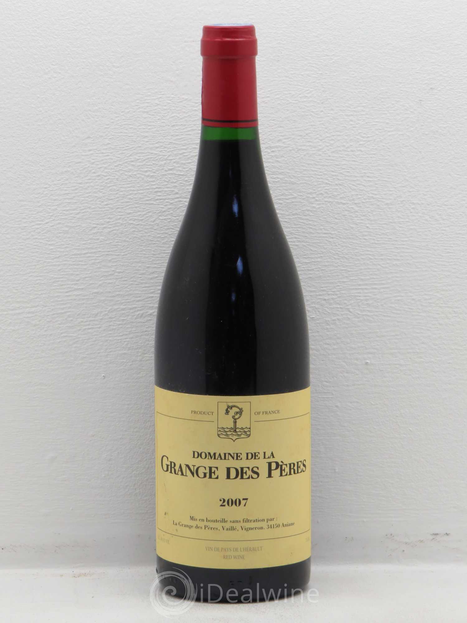 Pays d'Hérault Grange des Pères Laurent Vaillé 2007 - Lot de 1 bouteille - 0
