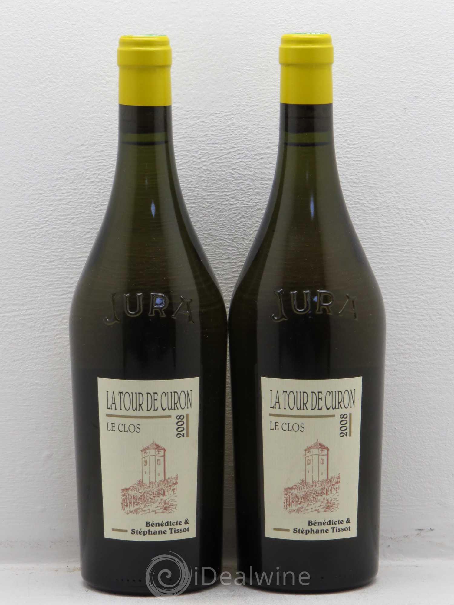 Arbois Chardonnay Le Clos de la Tour de Curon - Tissot 2008 - Posten von 2 Flaschen - 0
