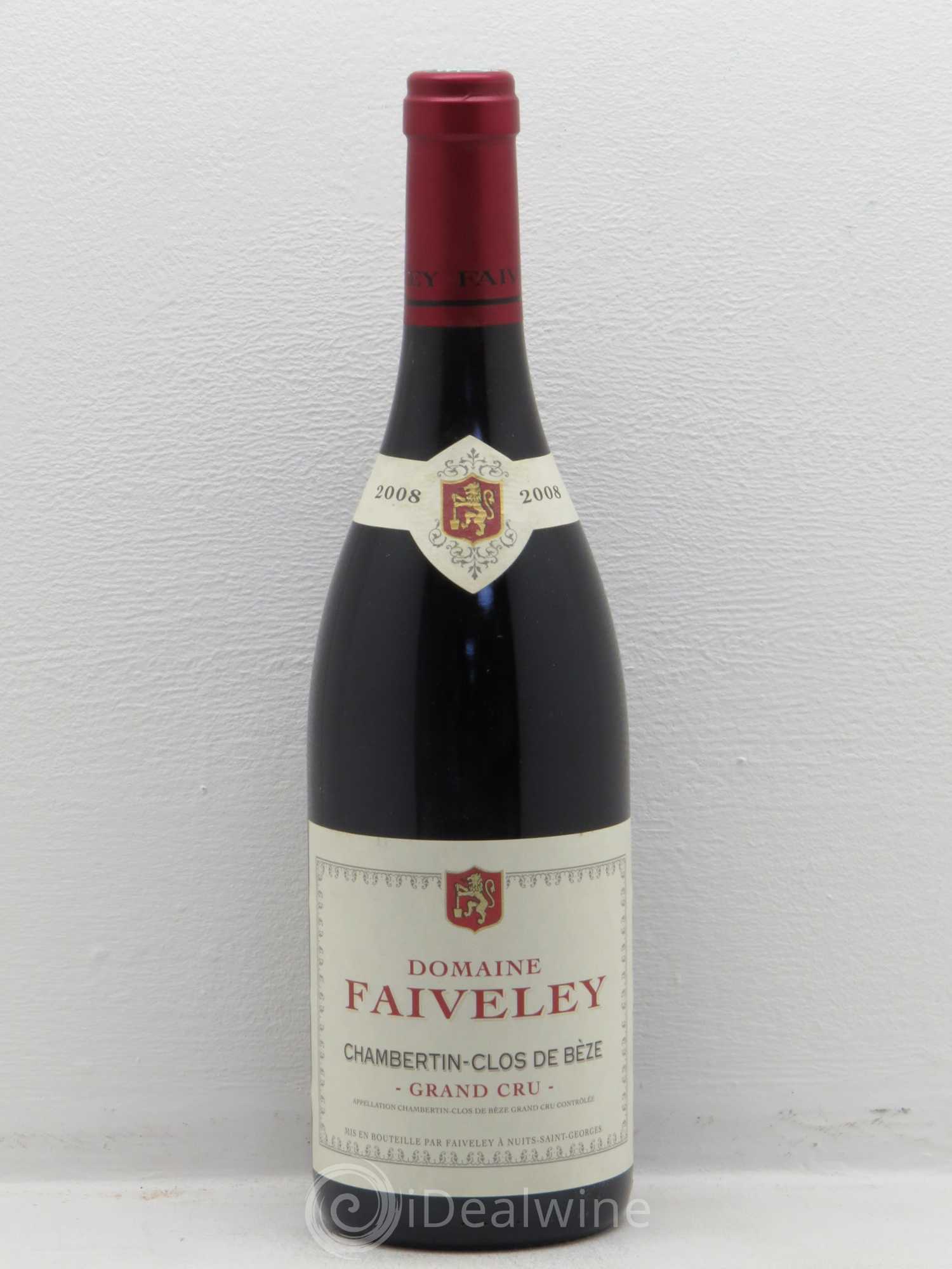 Chambertin Clos de Bèze Grand Cru Faiveley 2008 - Lot de 1 bouteille - 0