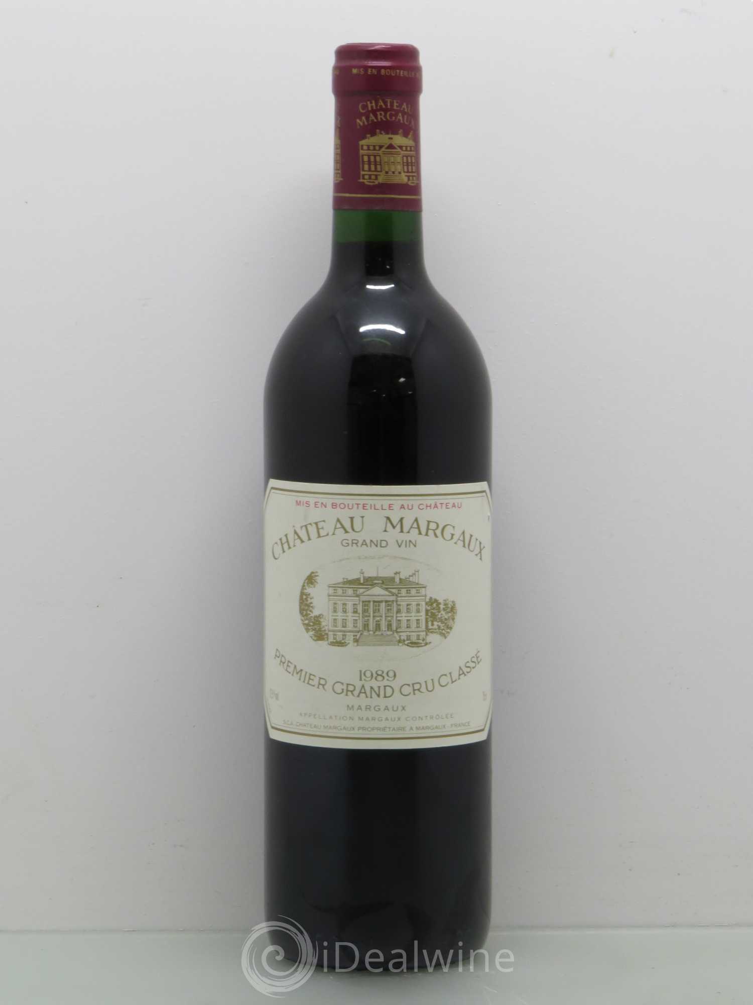 Château Margaux 1er Grand Cru Classé 1989 - Lot de 1 bouteille - 0