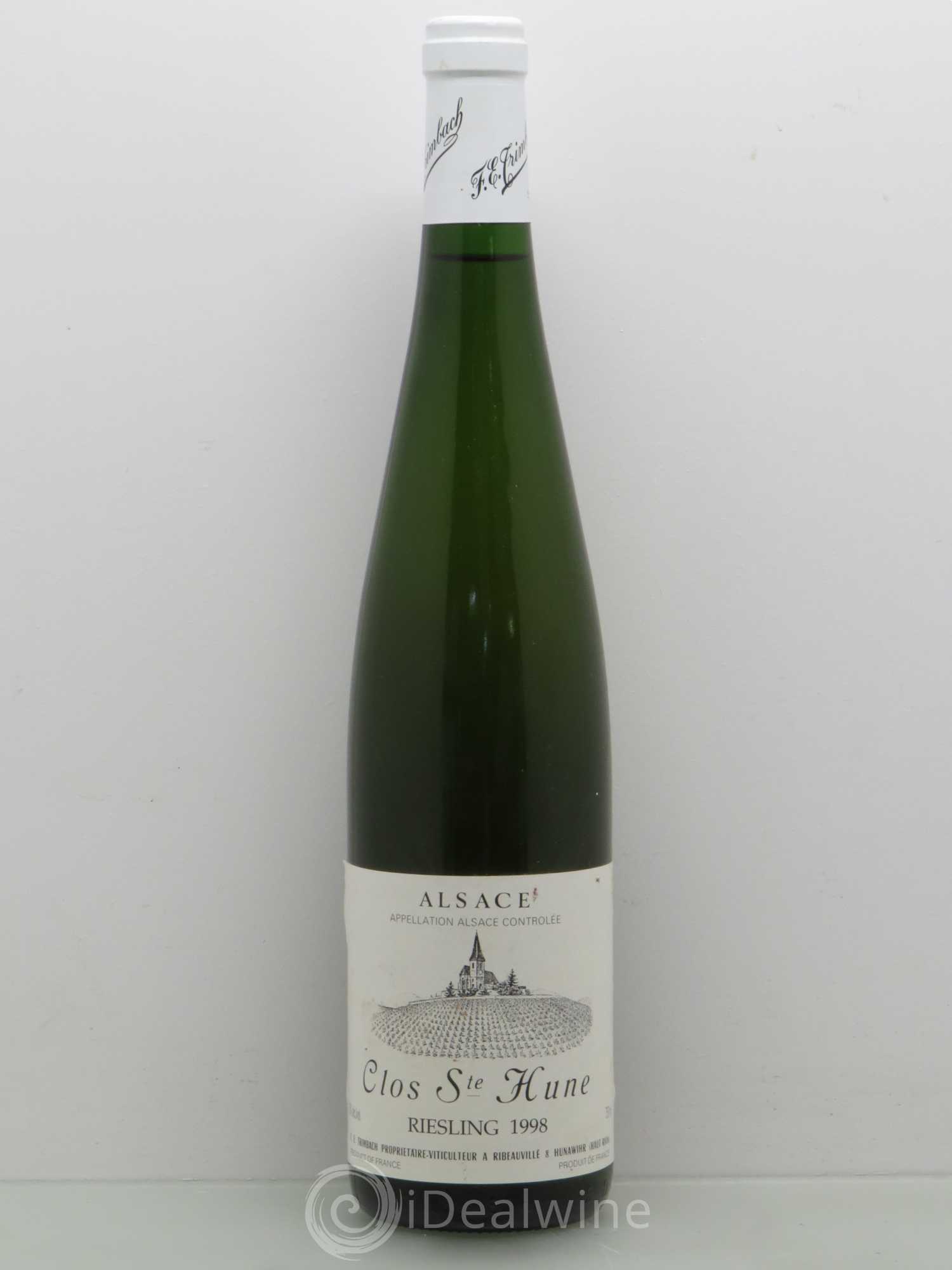 Alsace Riesling Clos Sainte-Hune Trimbach (Domaine) 1998 - Lot de 1 bouteille - 0
