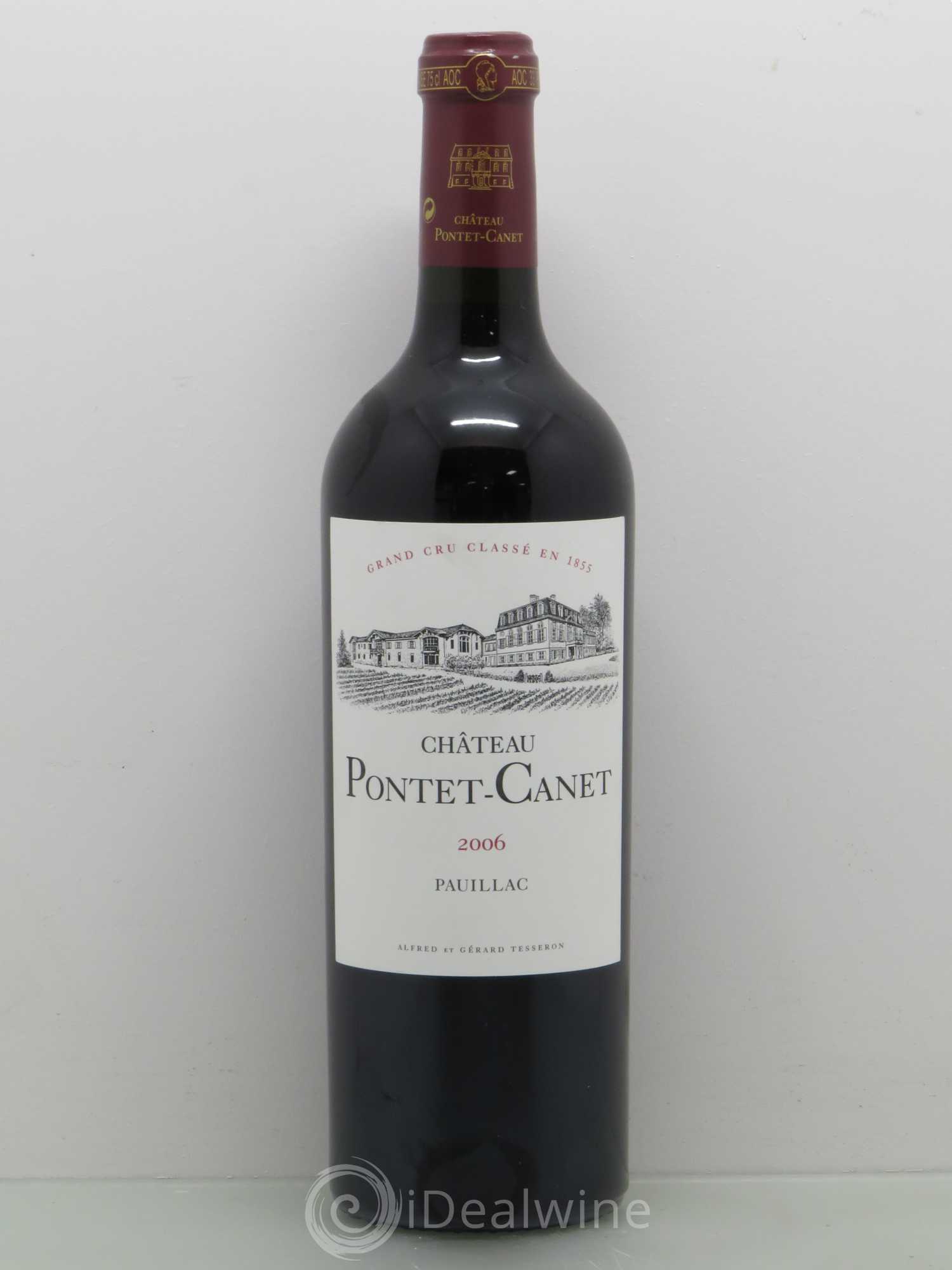 Château Pontet Canet 5ème Grand Cru Classé 2006 - Lot de 1 bouteille - 0