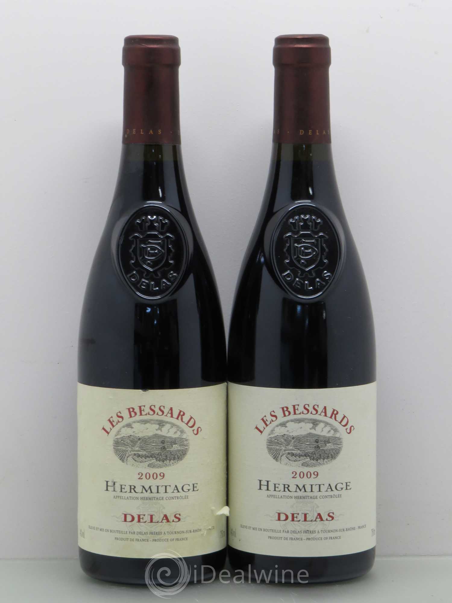 Hermitage Les Bessards Delas Frères 2009 - Lot de 2 bouteilles - 0