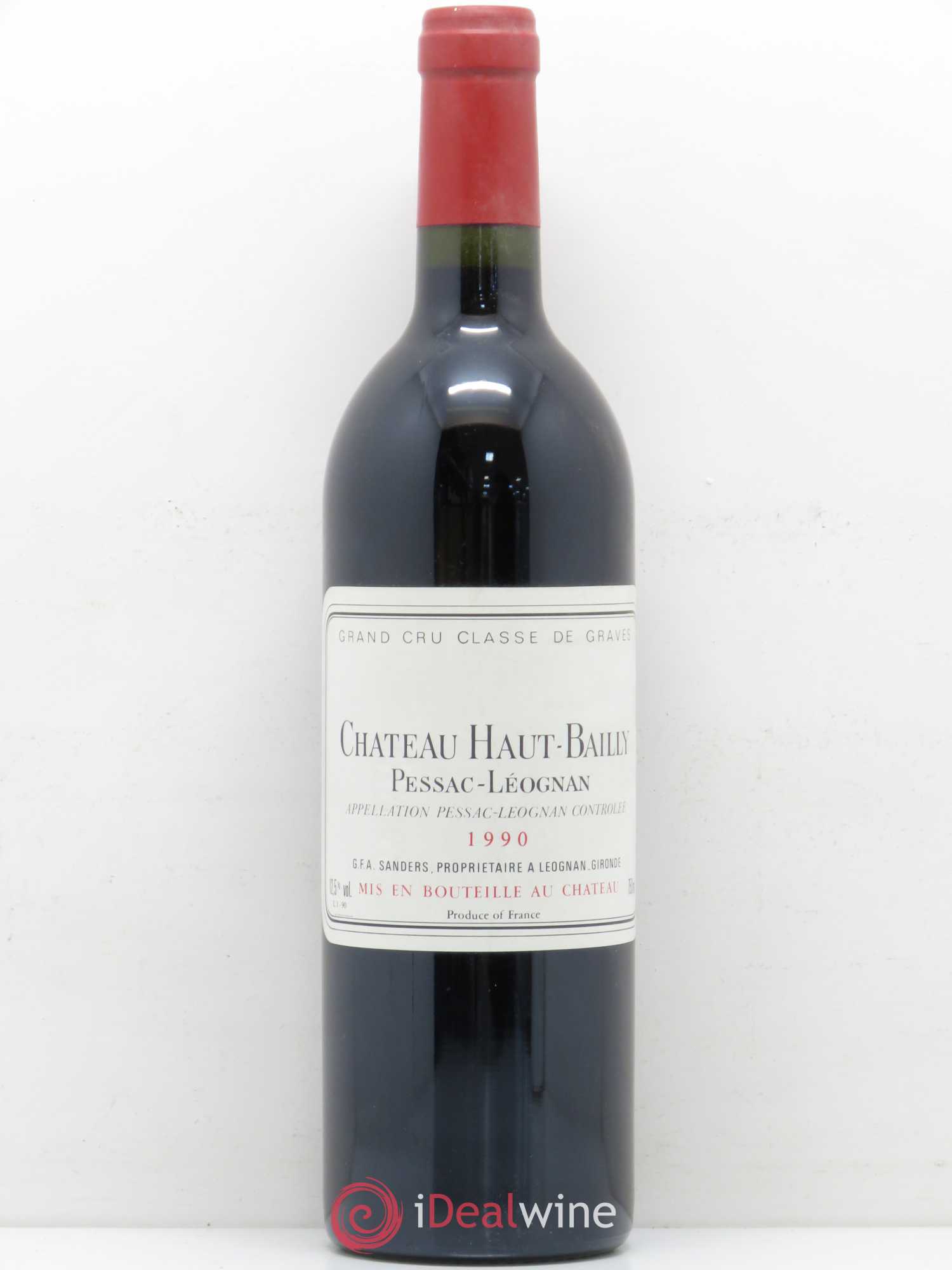 Château Haut-Bailly Cru Classé de Graves 1990 - Lot de 1 bouteille - 0