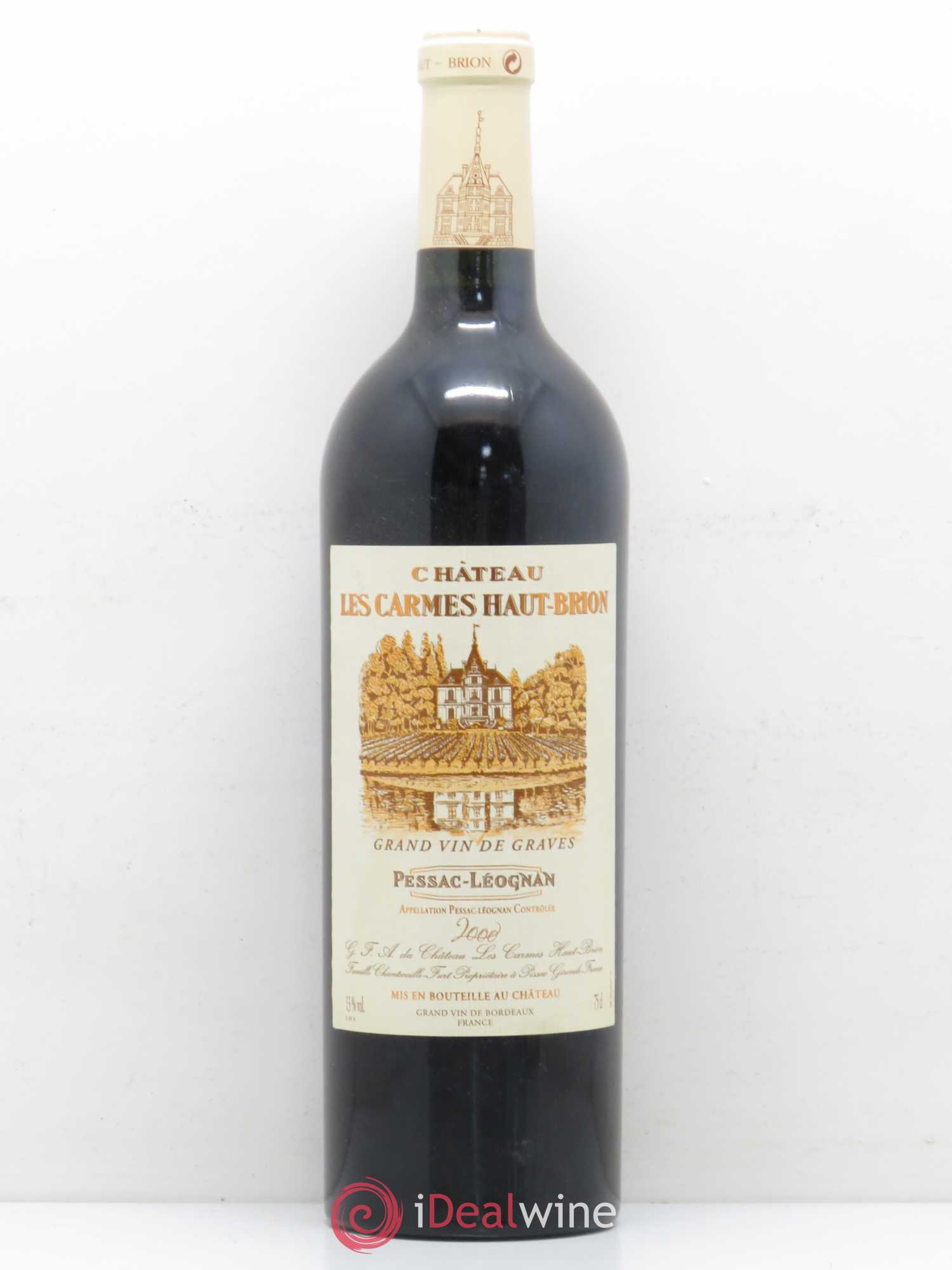 Château Les Carmes Haut-Brion 2000 - Lot de 1 bouteille - 0