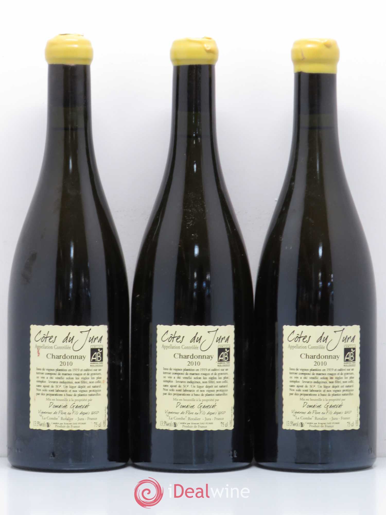 Côtes du Jura Les Grands Teppes Vieilles Vignes Jean-François Ganevat (Domaine) 2010 - Lot de 3 bouteilles - 1
