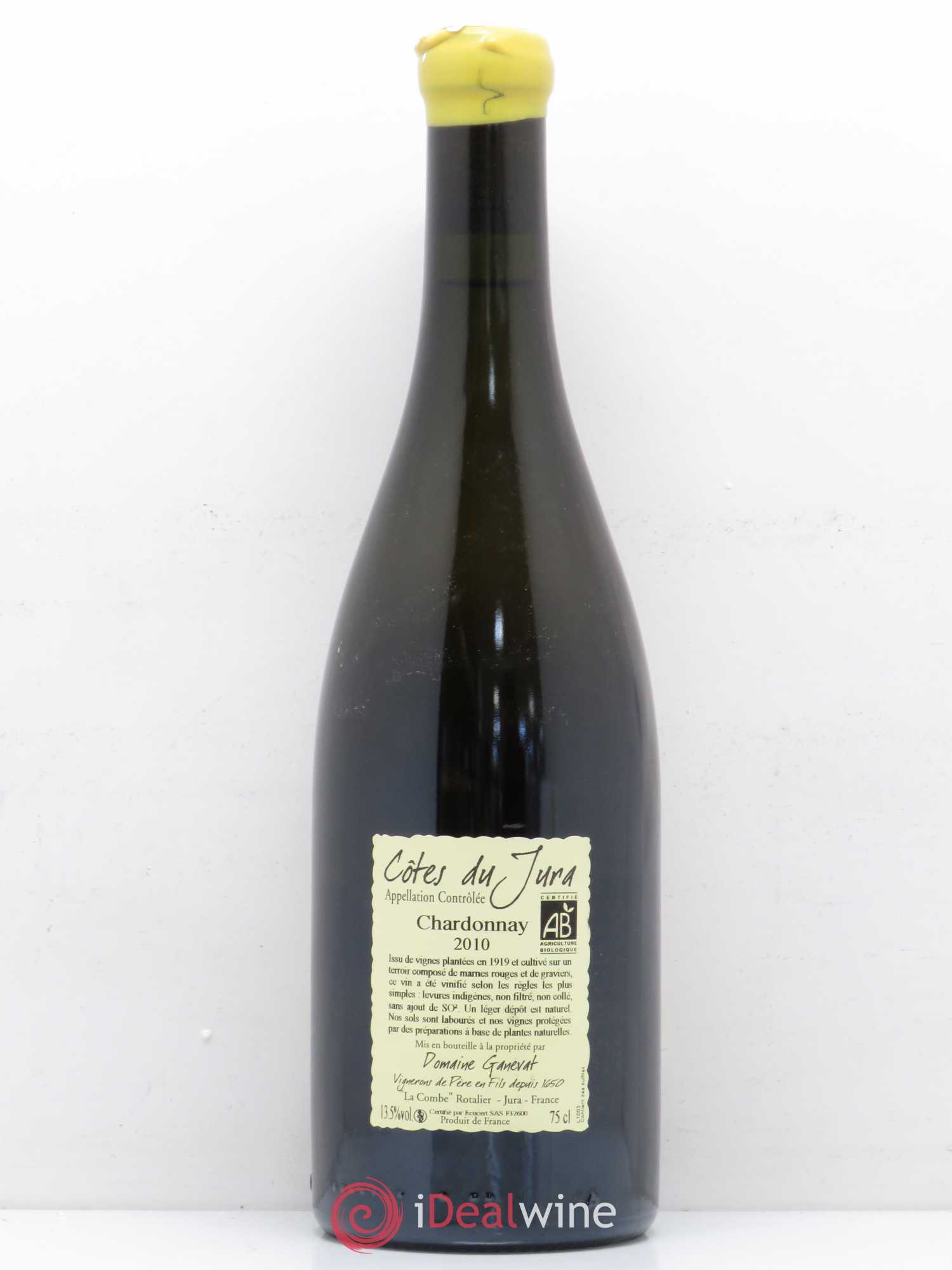 Côtes du Jura Les Grands Teppes Vieilles Vignes Jean-François Ganevat (Domaine) 2010 - Lot de 1 bouteille - 1