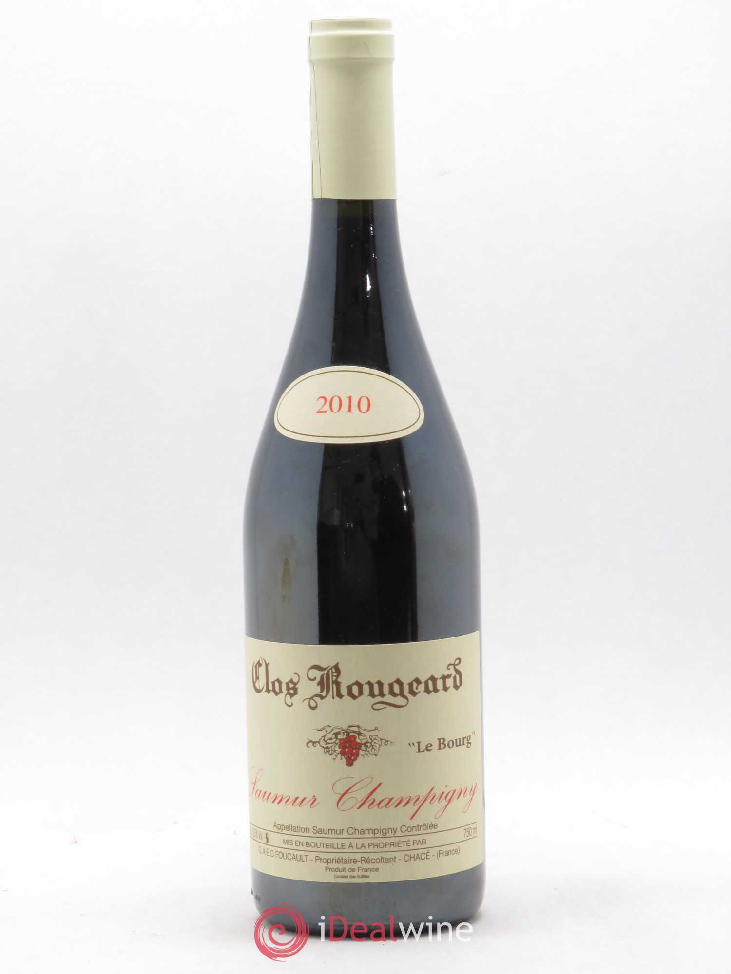 Saumur-Champigny Le Bourg Clos Rougeard 2010 - Lot de 1 bouteille - 0