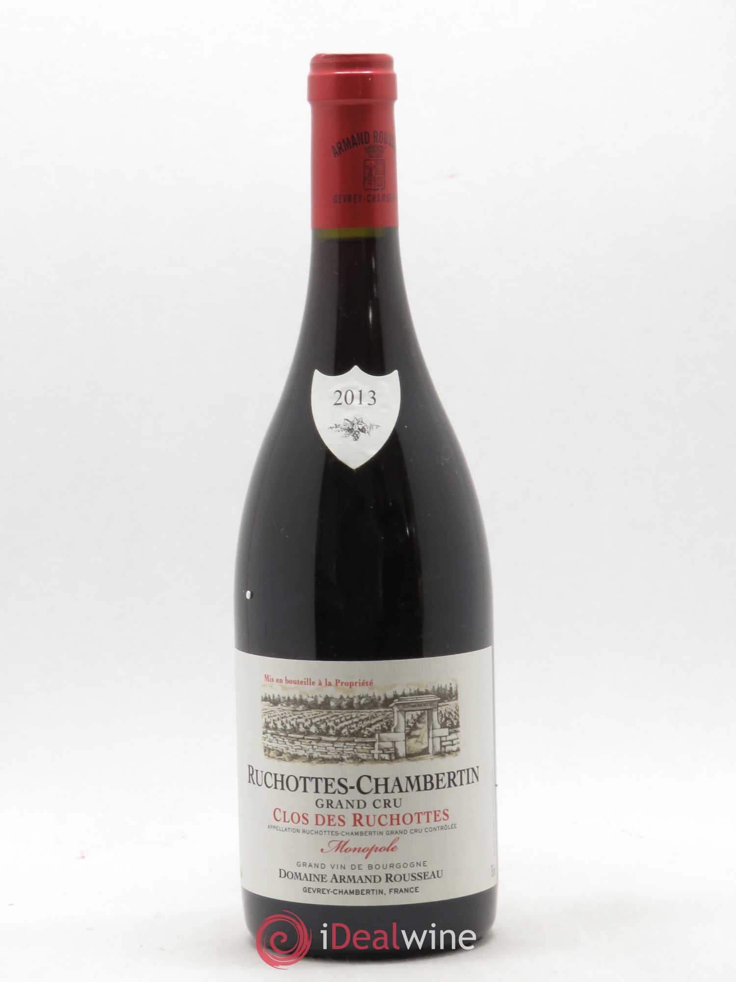 Ruchottes-Chambertin Grand Cru Clos des Ruchottes Armand Rousseau (Domaine) 2013 - Posten von 1 Flasche - 0
