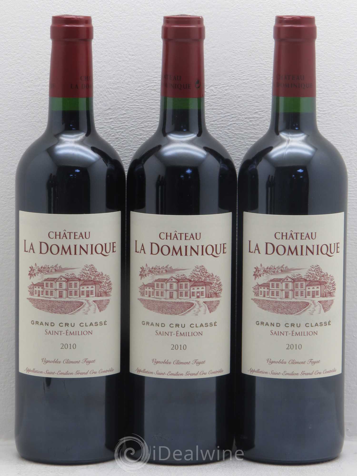 Château la Dominique Grand Cru Classé 2010 - Lot de 12 bouteilles - 1
