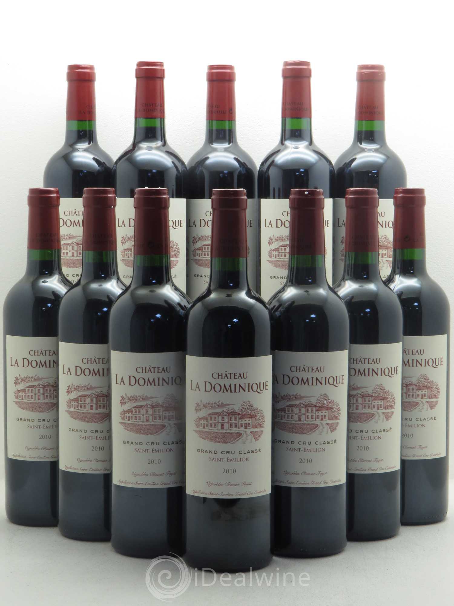 Château la Dominique Grand Cru Classé 2010 - Lot de 12 bouteilles - 0