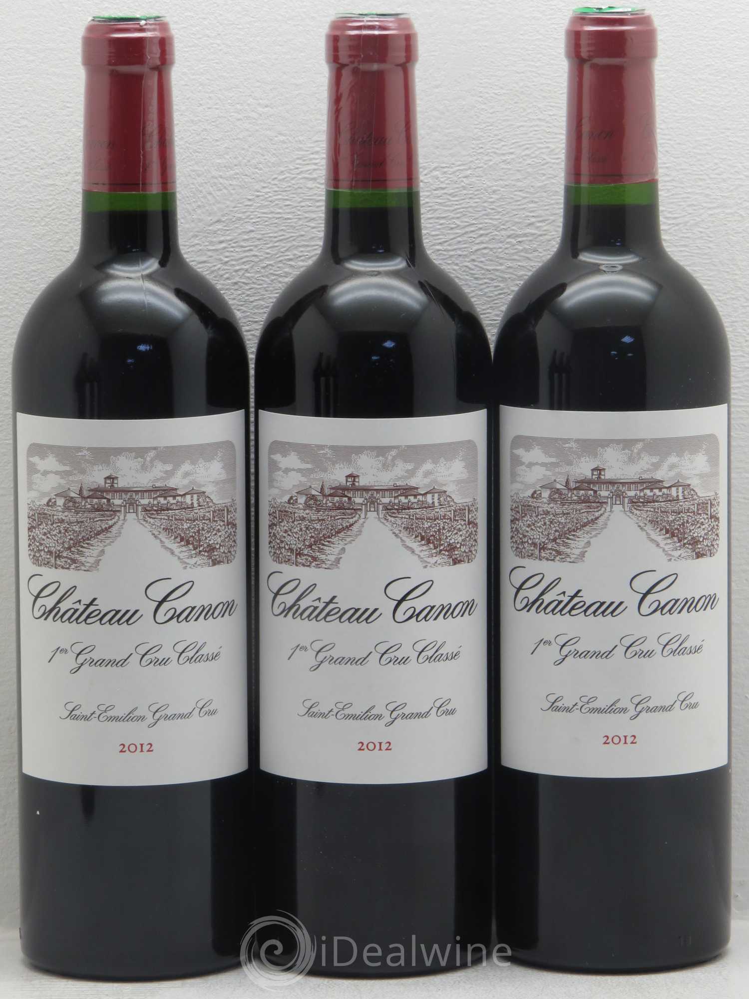 Château Canon 1er Grand Cru Classé B 2012 - Lot de 12 bouteilles - 1