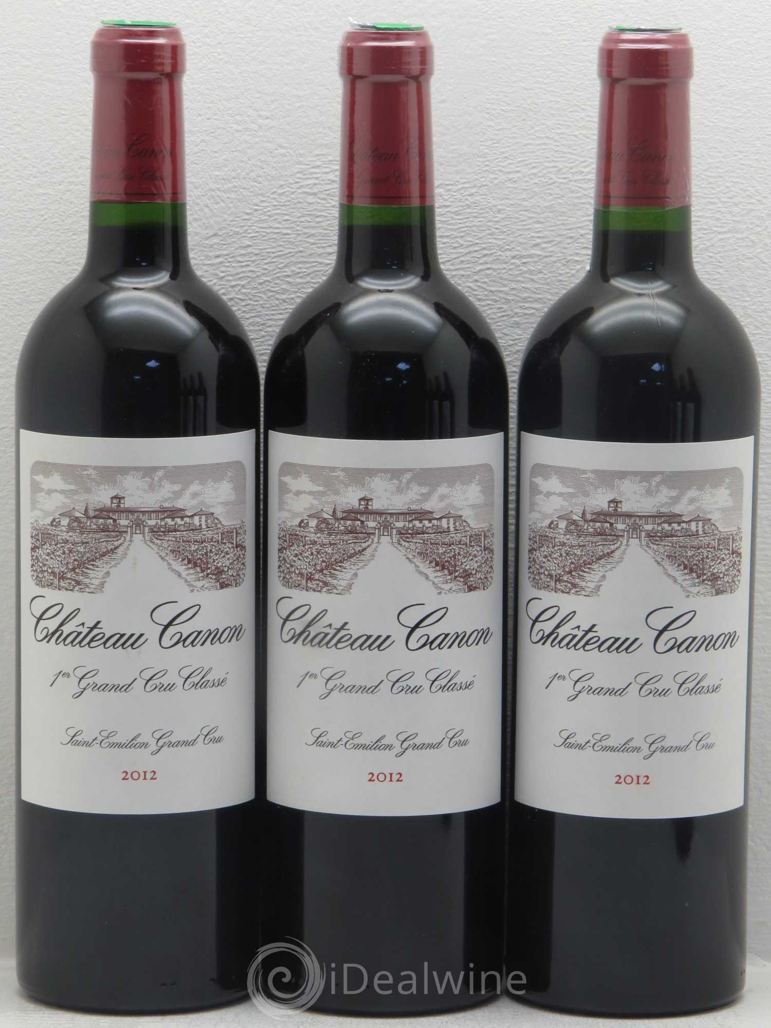 Château Canon 1er Grand Cru Classé B 2012 - Lot de 12 bouteilles - 2