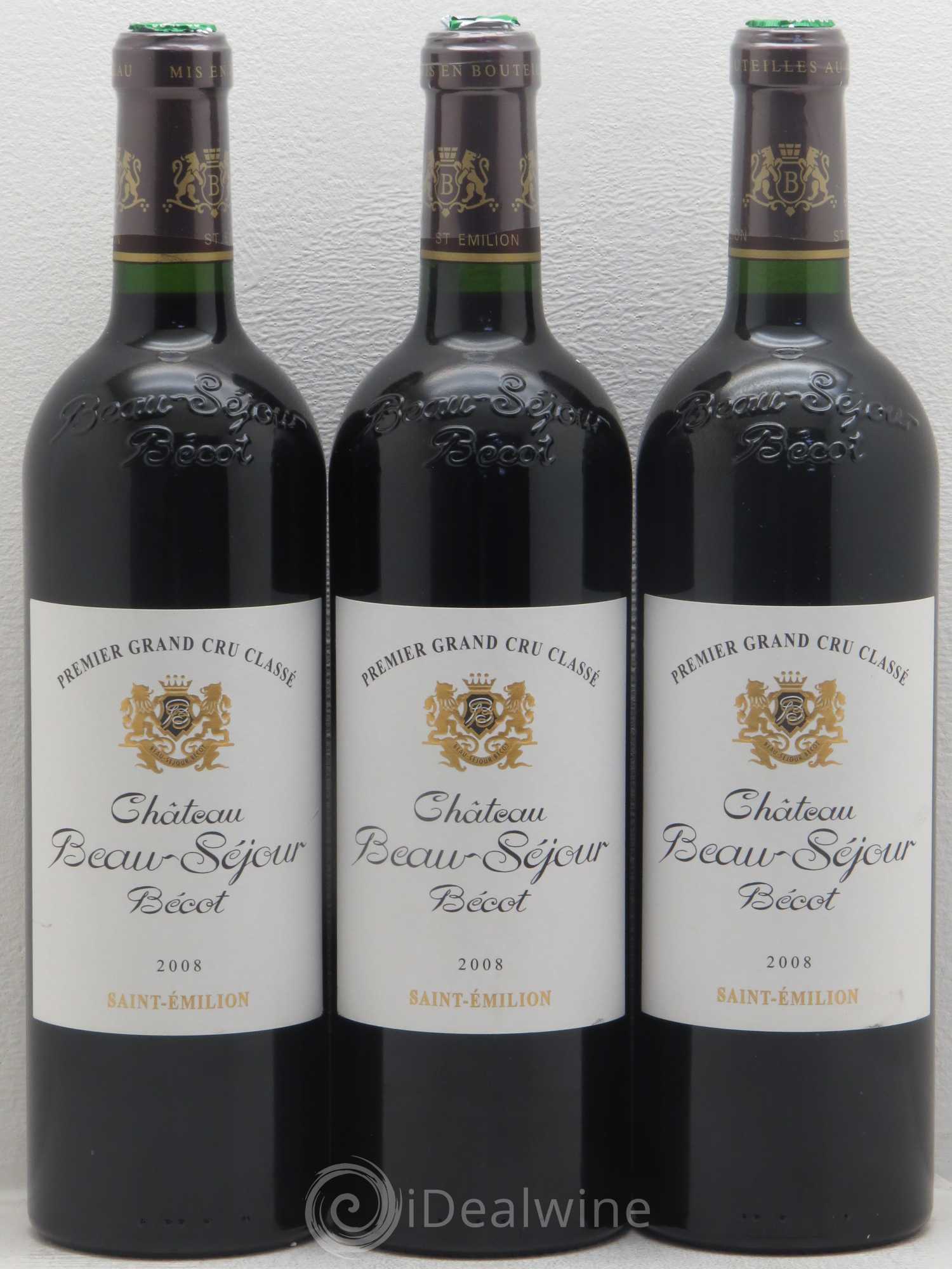 Château Beau-Séjour Bécot 1er Grand Cru Classé B 2008 - Lot de 12 bouteilles - 3