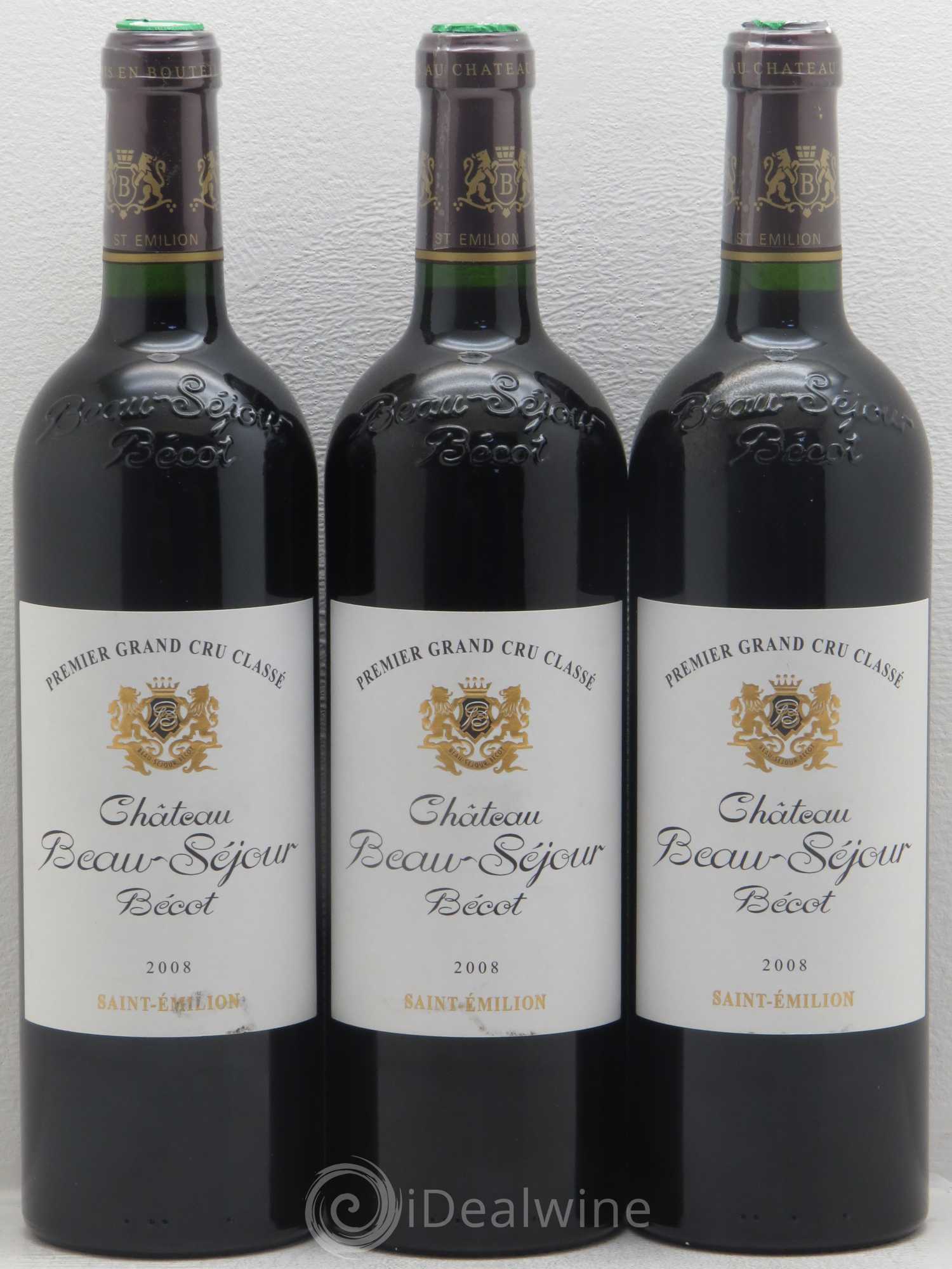 Château Beau-Séjour Bécot 1er Grand Cru Classé B 2008 - Lot de 12 bouteilles - 4