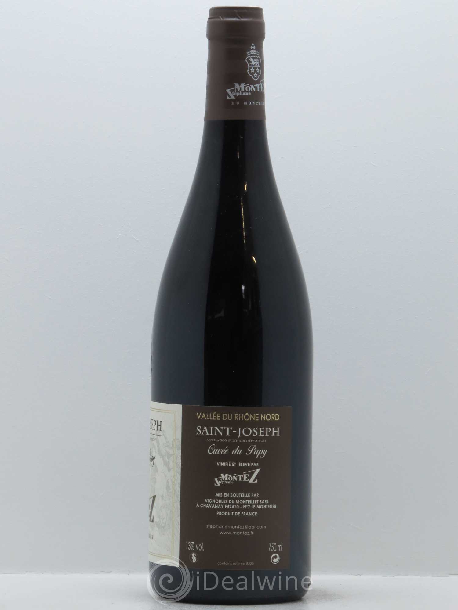 Saint-Joseph Cuvée du Papy Monteillet (Domaine du) - Stéphane Montez 2015 - Lot de 1 bouteille - 1