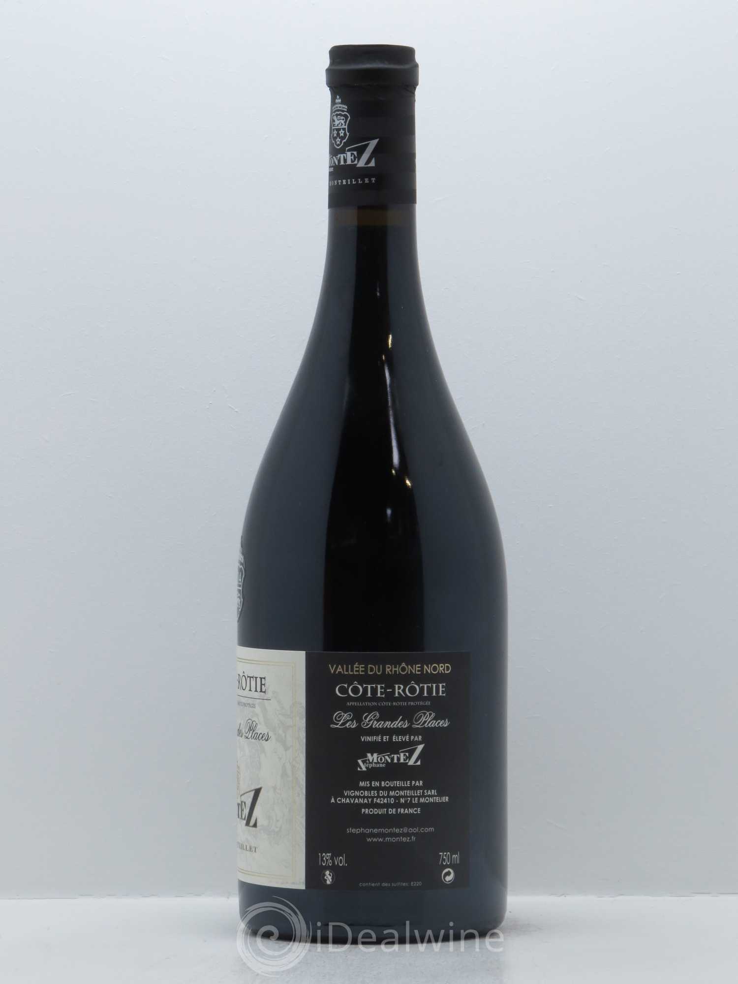 Côte-Rôtie Les Grandes Places Monteillet (Domaine du) - Stéphane Montez 2014 - Lot de 1 bouteille - 1