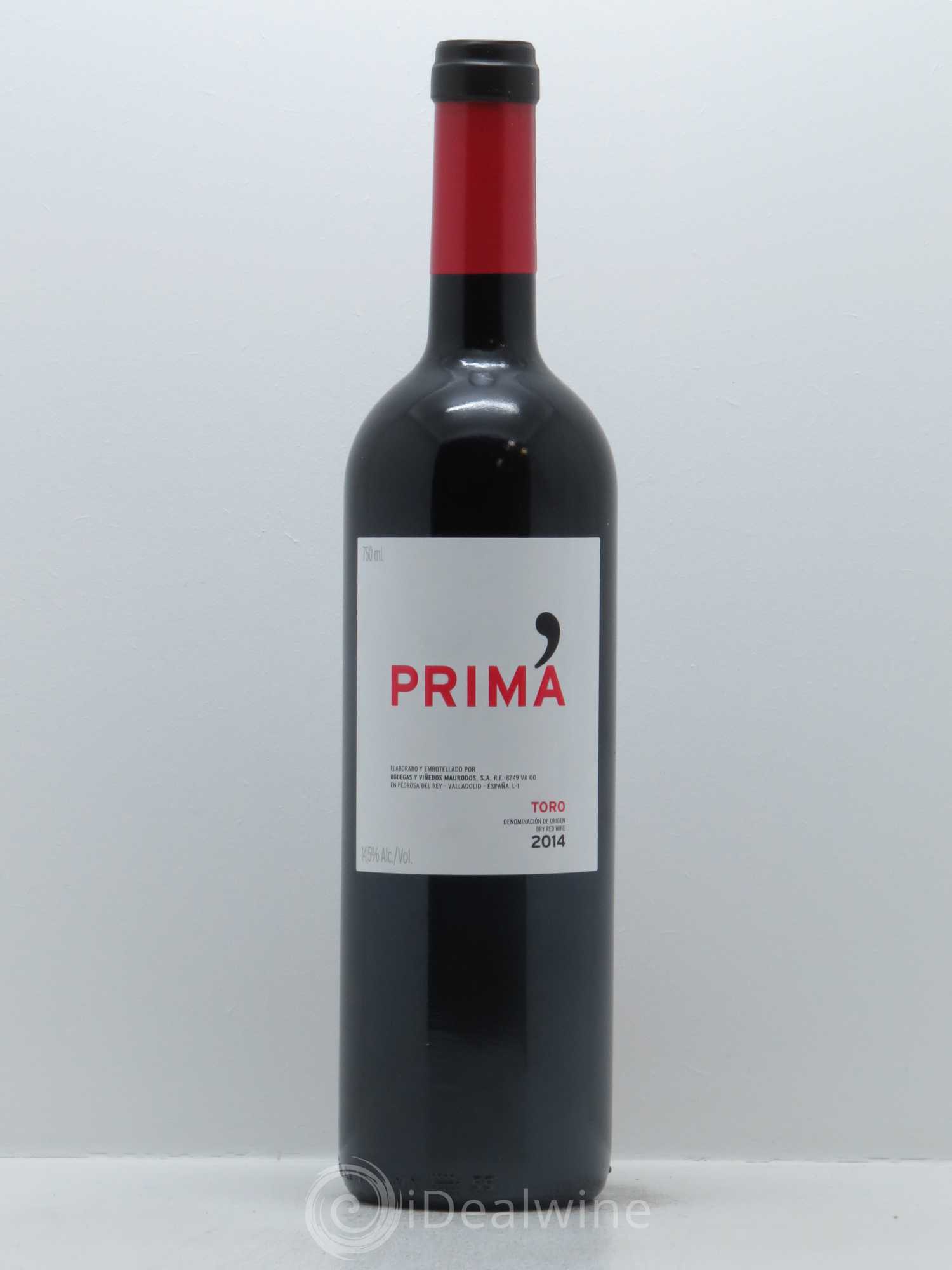 Toro Prima Bodegas Mauro 2014 - Lot de 1 bouteille - 0