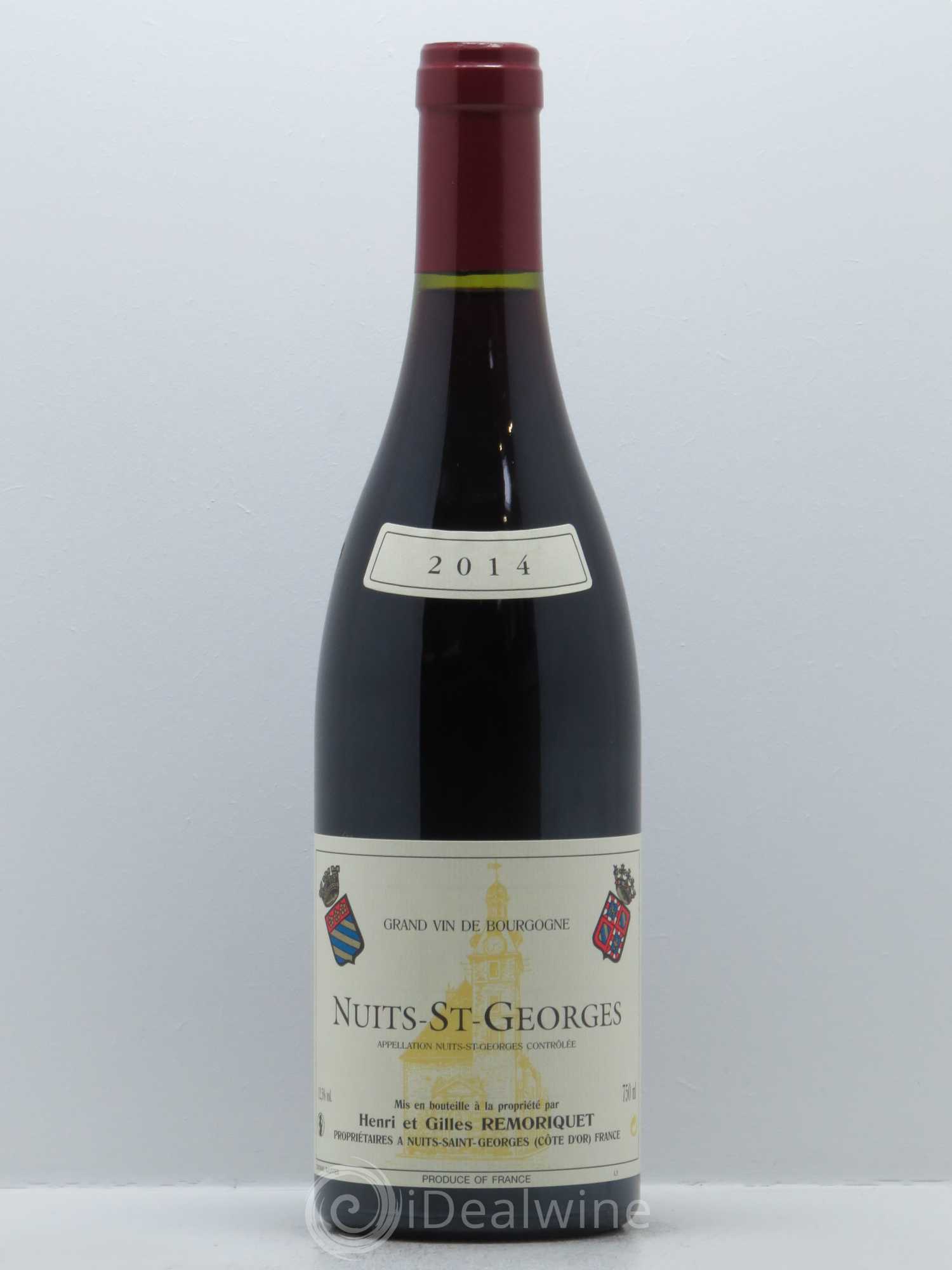 Nuits-Saint-Georges Gilles Remoriquet 2014 - Lot de 1 bouteille - 0