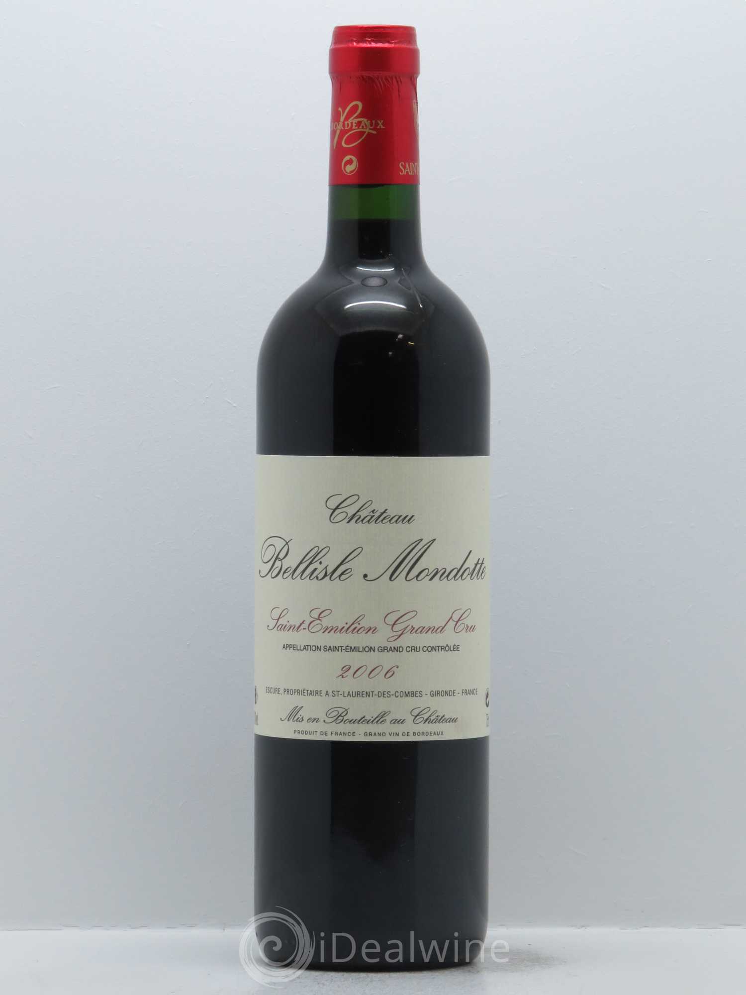 Château Bellisle Mondotte 2006 - Lot de 1 bouteille - 0