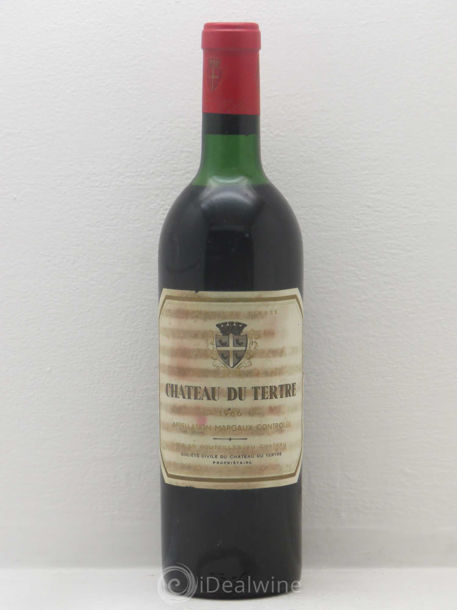 Château du Tertre 5ème Grand Cru Classé 1966 - Lot de 1 bouteille - 0