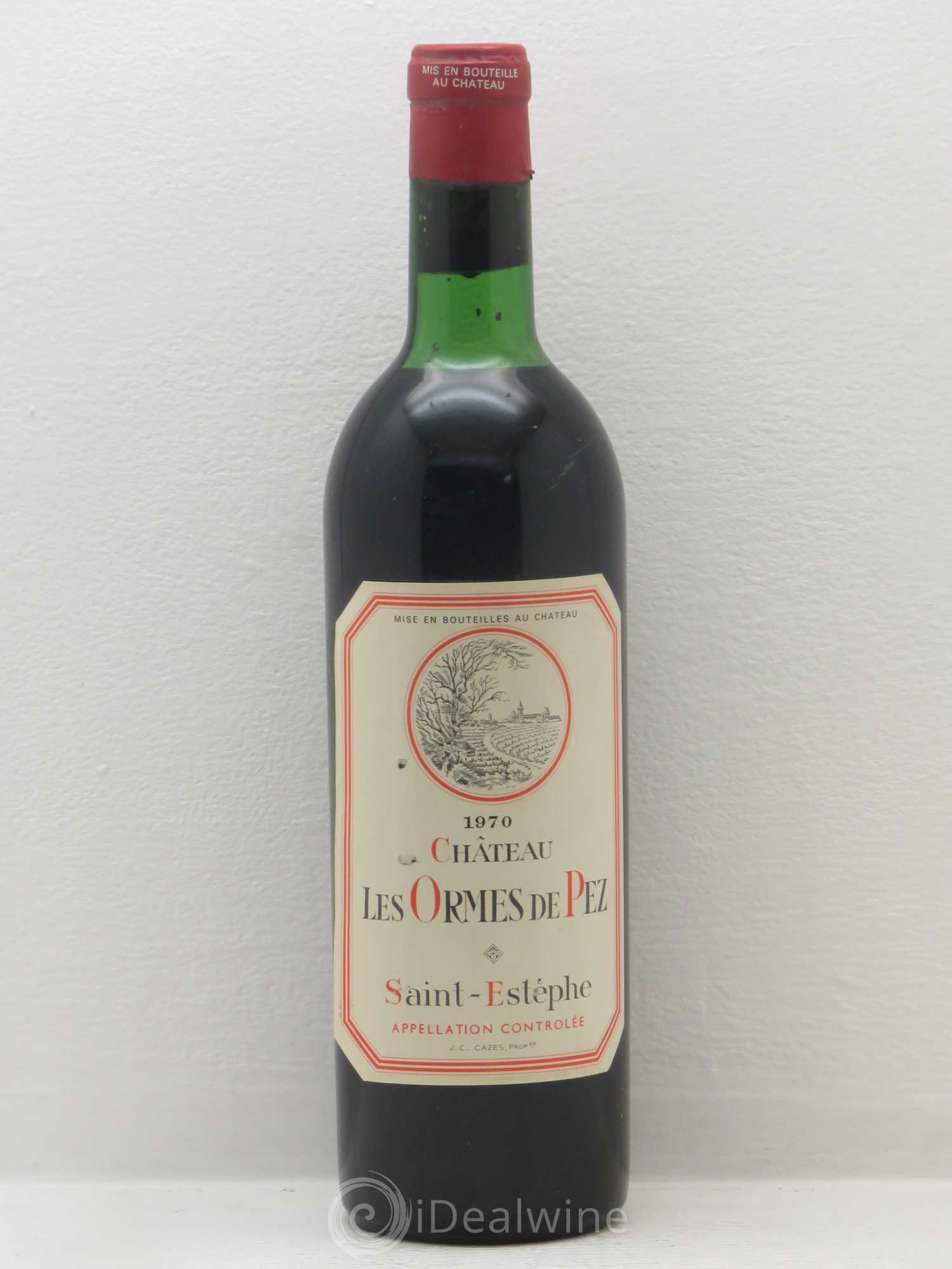 Château les Ormes de Pez 1970 - Lot de 1 bouteille - 0