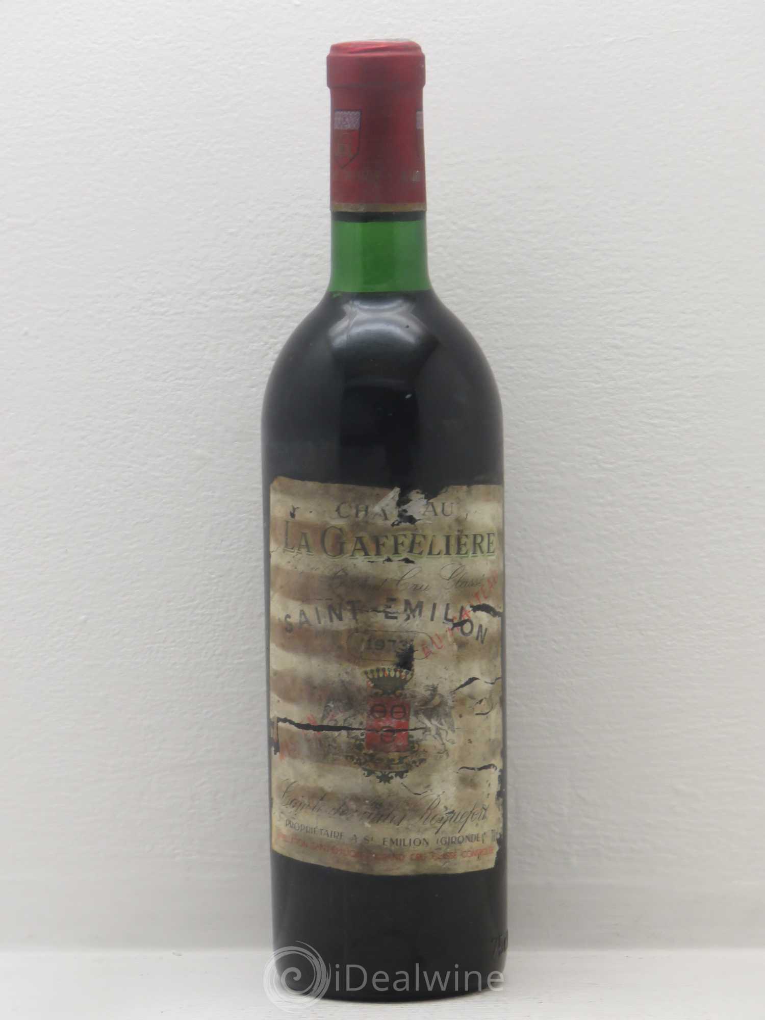 Château la Gaffelière 1er Grand Cru Classé B 1973 - Lot de 1 bouteille - 0