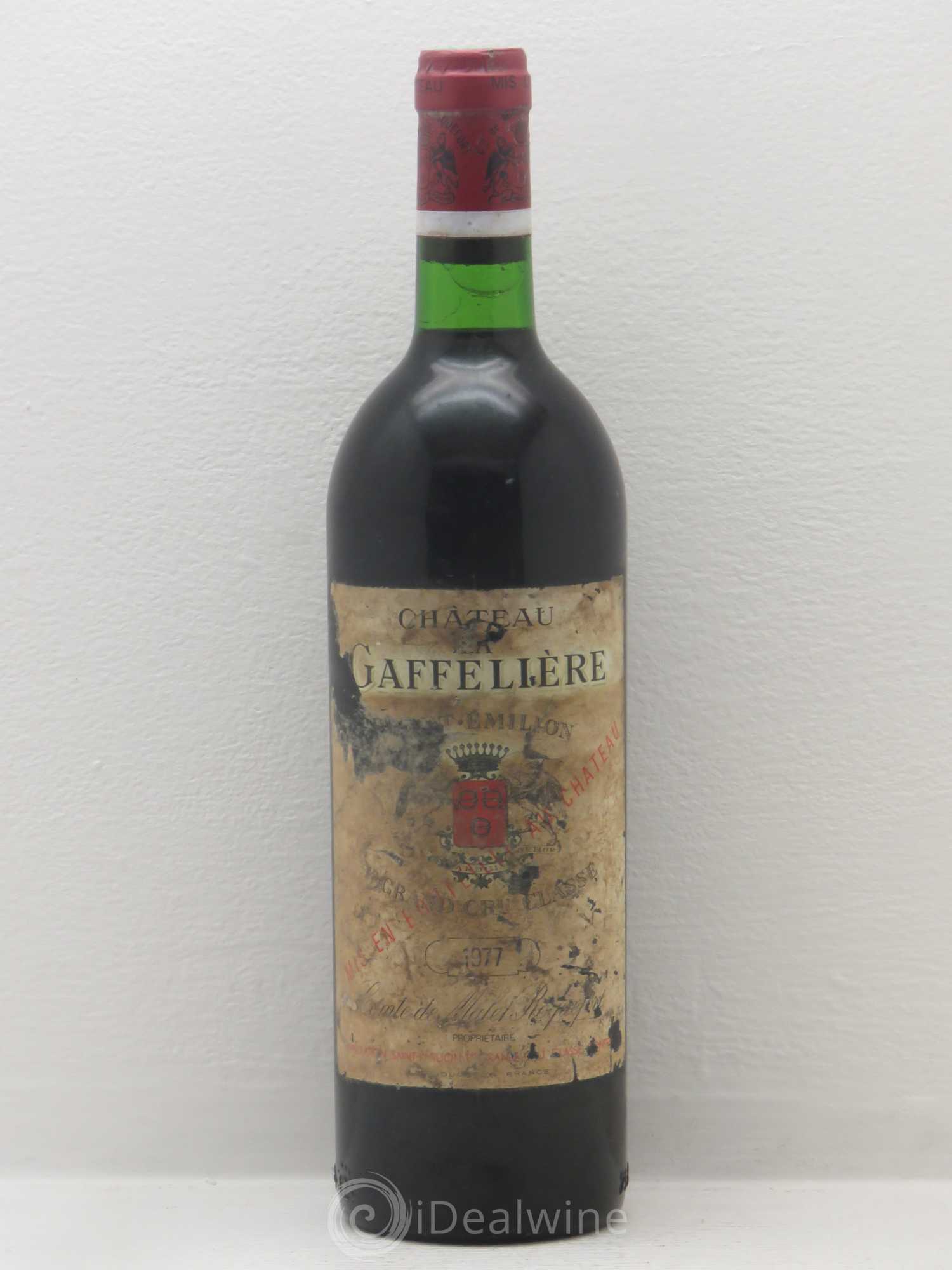 Château la Gaffelière 1er Grand Cru Classé B 1977 - Lot de 1 bouteille - 0