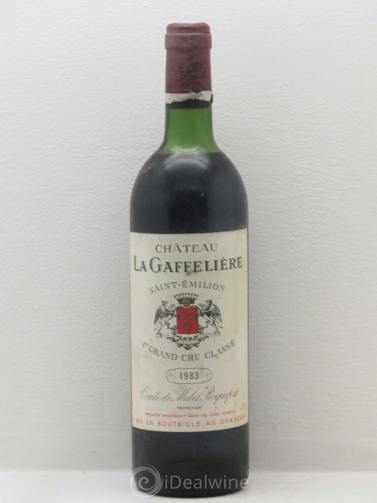 Château la Gaffelière 1er Grand Cru Classé B 1983 - Lot de 1 bouteille - 0