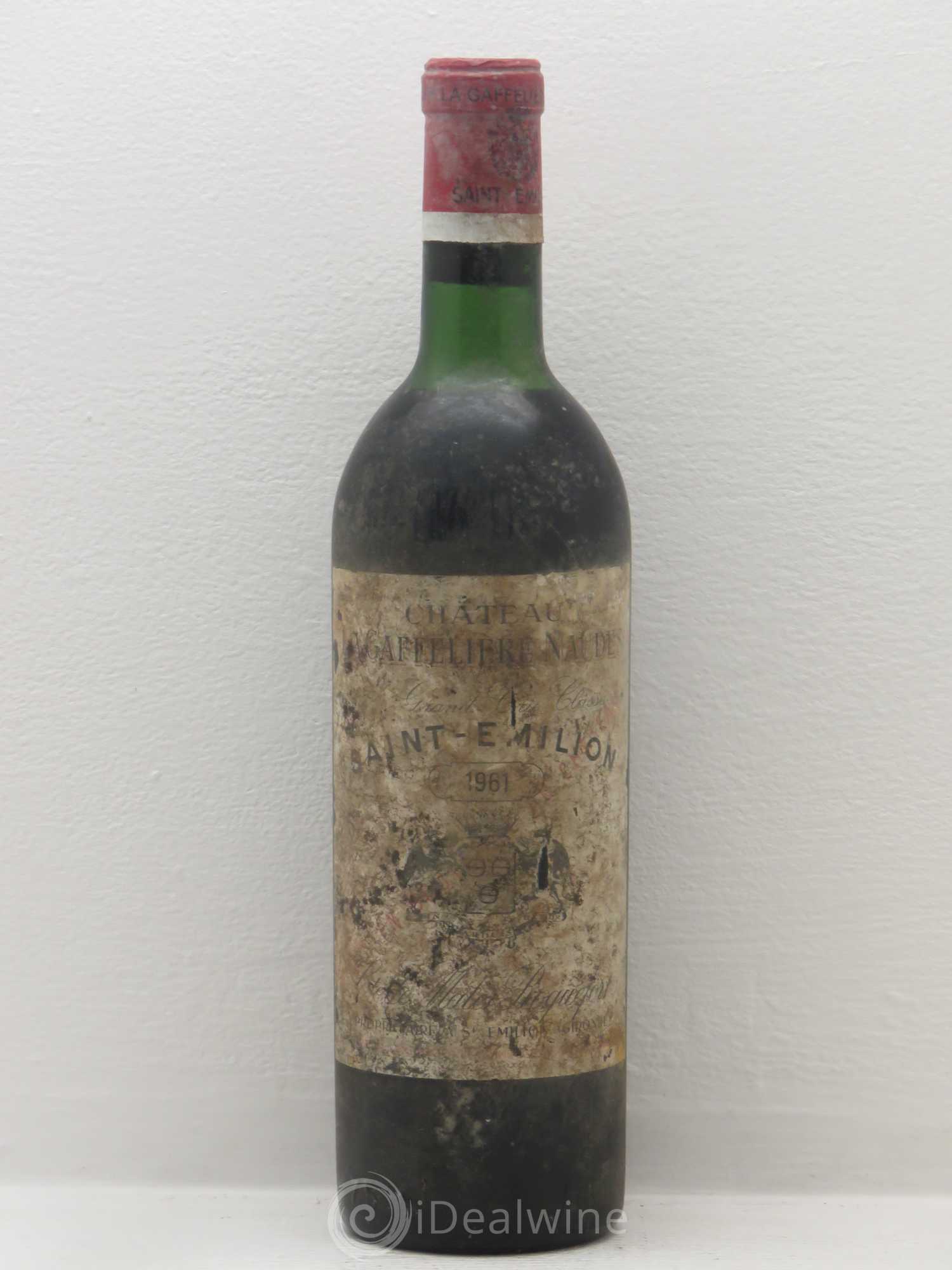 Château la Gaffelière 1er Grand Cru Classé B 1961 - Lot de 1 bouteille - 0