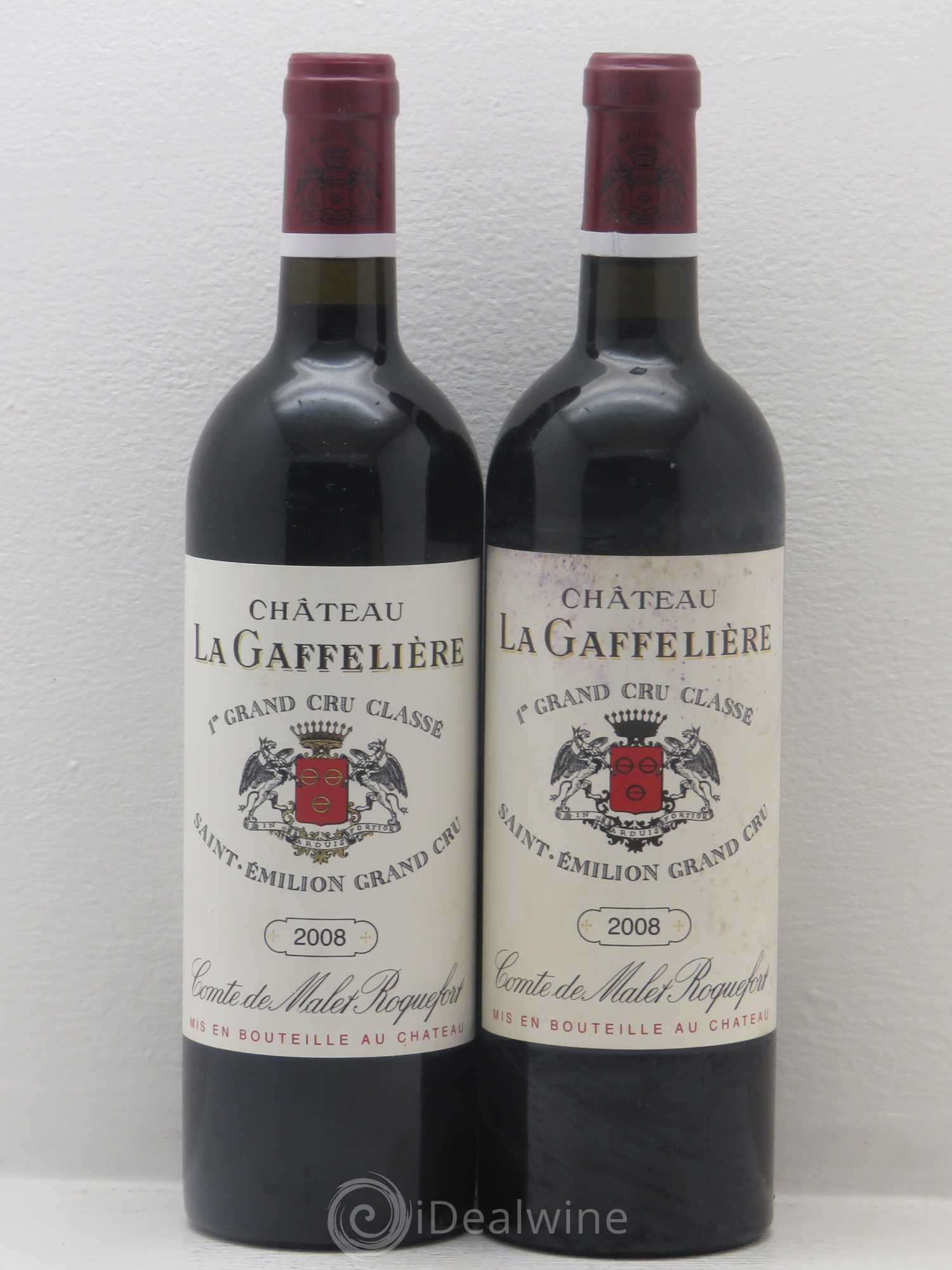Château la Gaffelière 1er Grand Cru Classé B 2008 - Lot de 2 bouteilles - 0