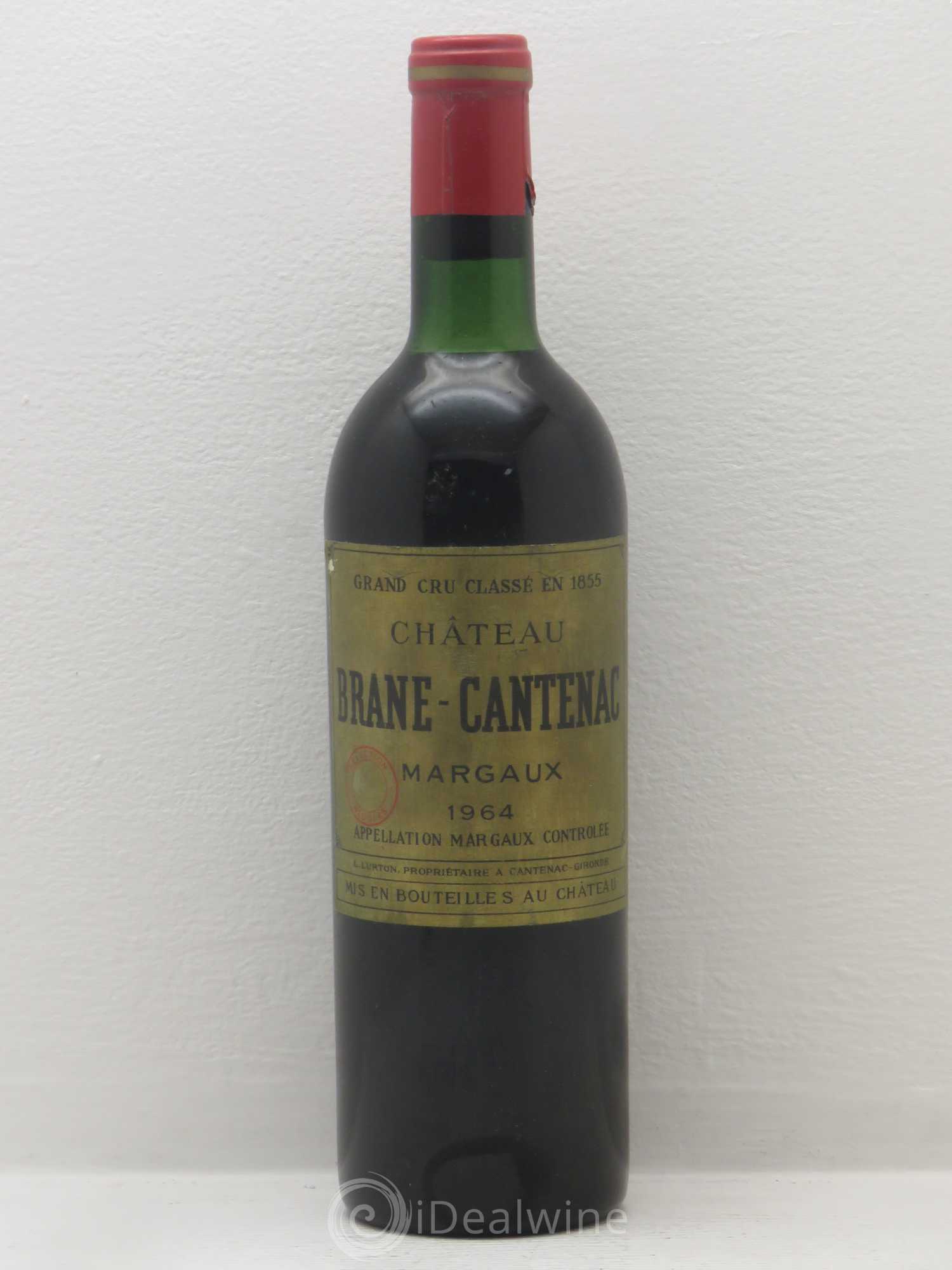 Château Brane Cantenac 2ème Grand Cru Classé 1964 - Lot de 1 bouteille - 0