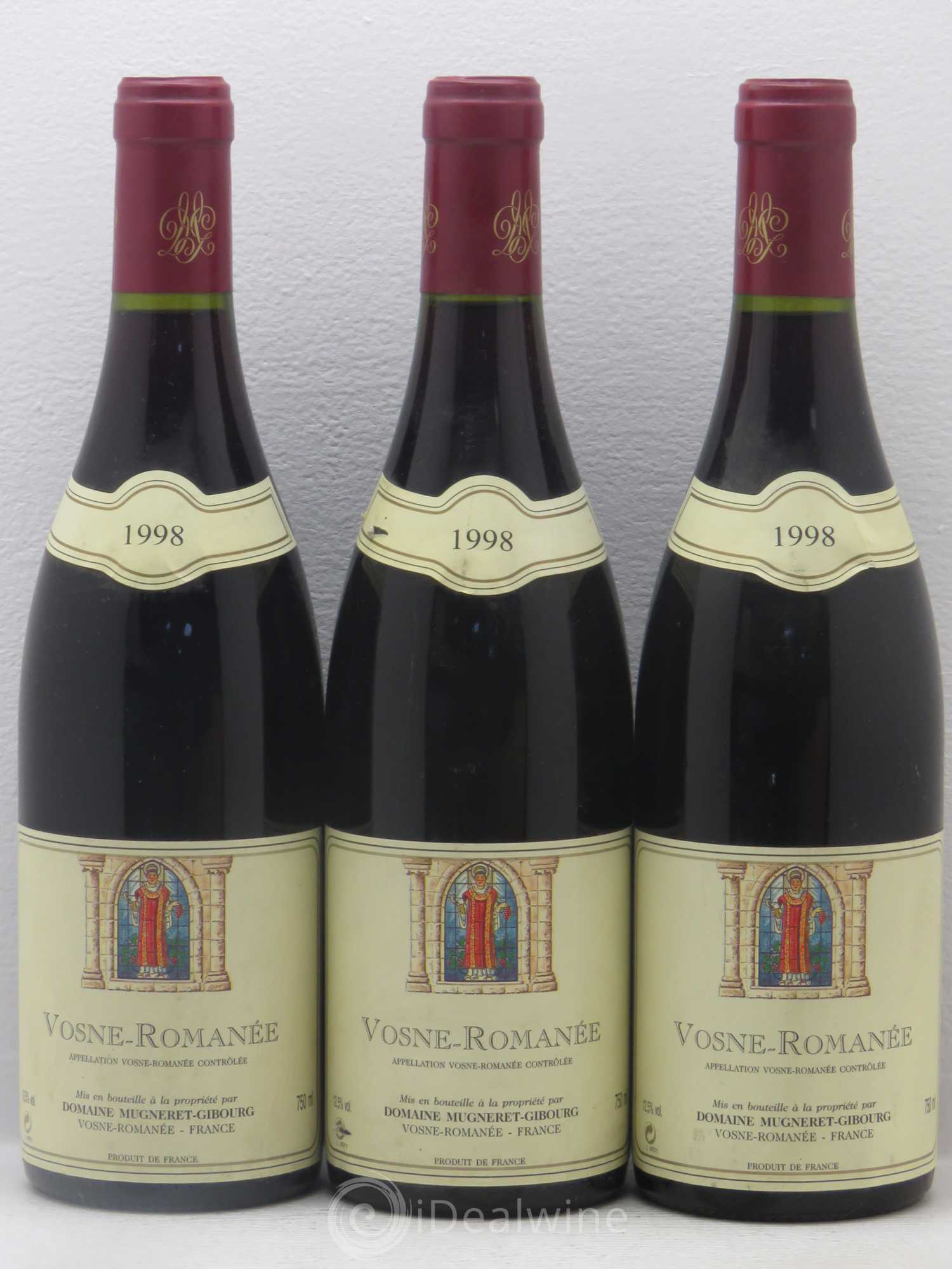 Vosne-Romanée Mugneret-Gibourg (Domaine) 1998 - Lot de 3 bouteilles - 0