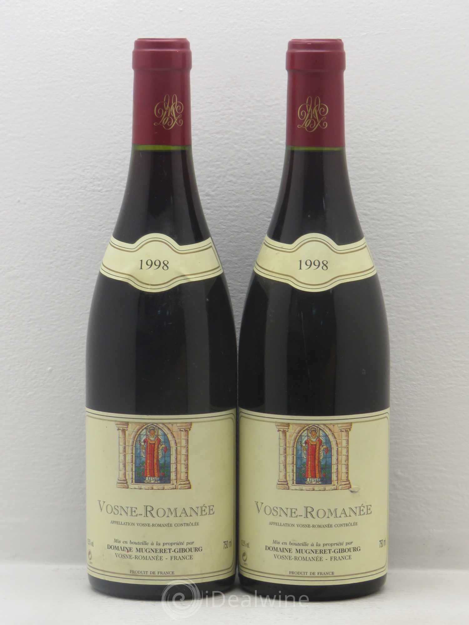 Vosne-Romanée Mugneret-Gibourg (Domaine) 1998 - Lot de 2 bouteilles - 0